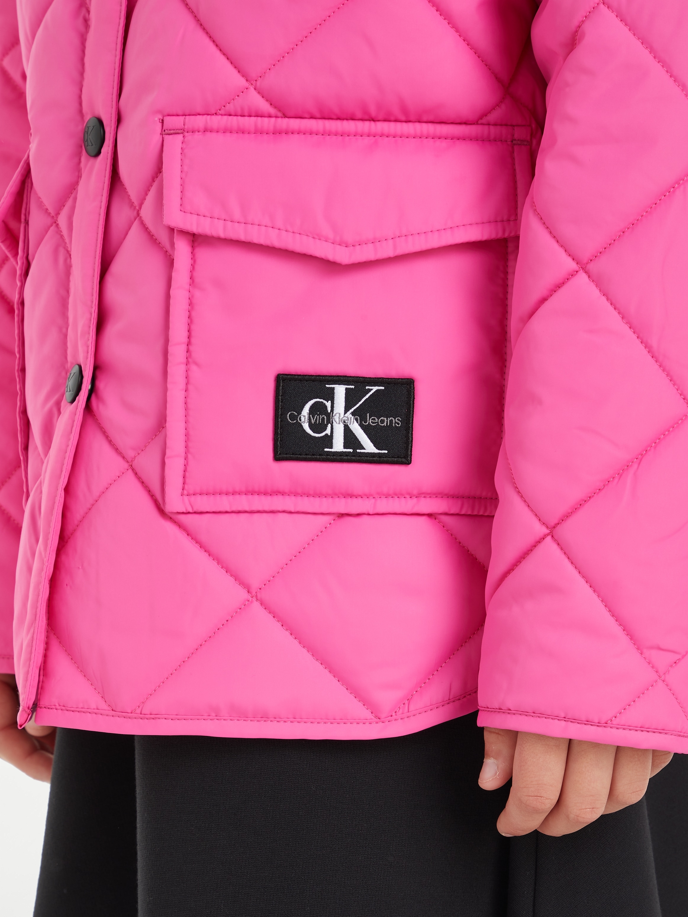 Calvin Klein Jeans Winterjacke »QUILTED OVERSHIRT«, Jahre 16 Kinder WIDE OTTO bis für bei