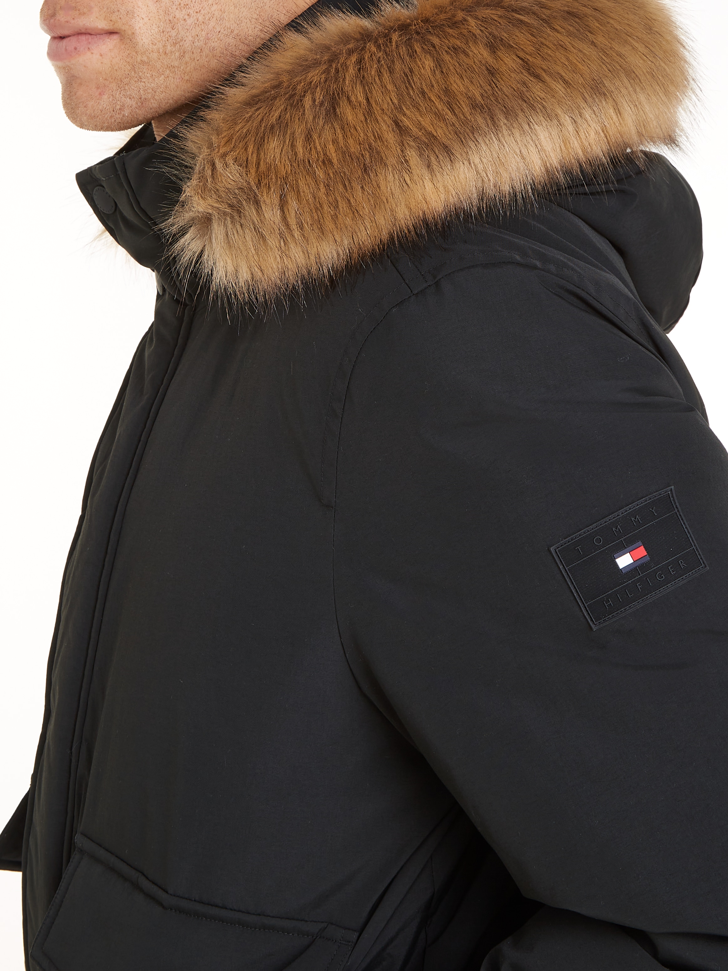 Tommy Hilfiger Bomberjacke »ROCKIE DOWN BOMBER«, mit Kapuze