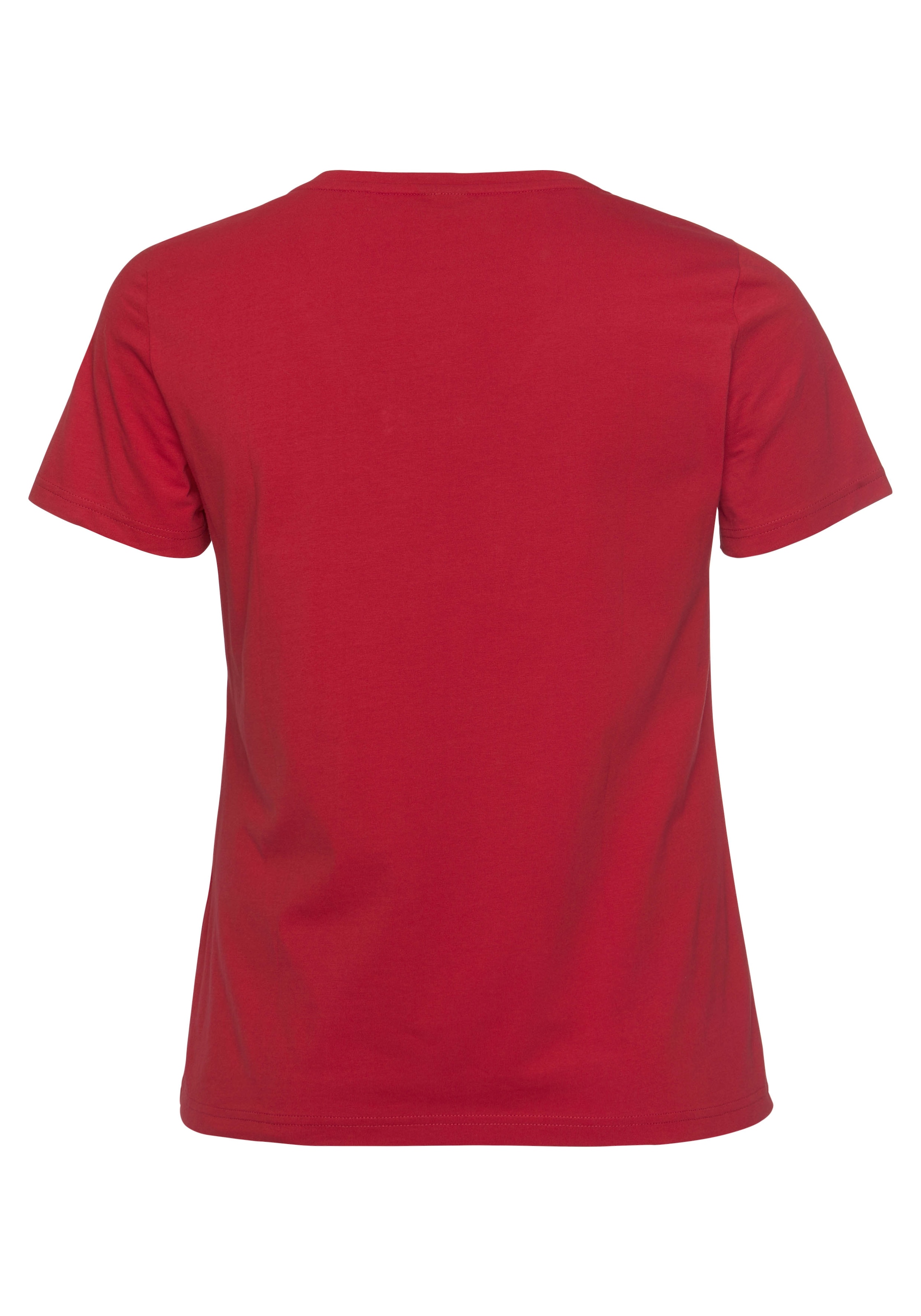 H.I.S T-Shirt »Essential-Basics«, figurumspielender Schnitt, aus Baumwolle