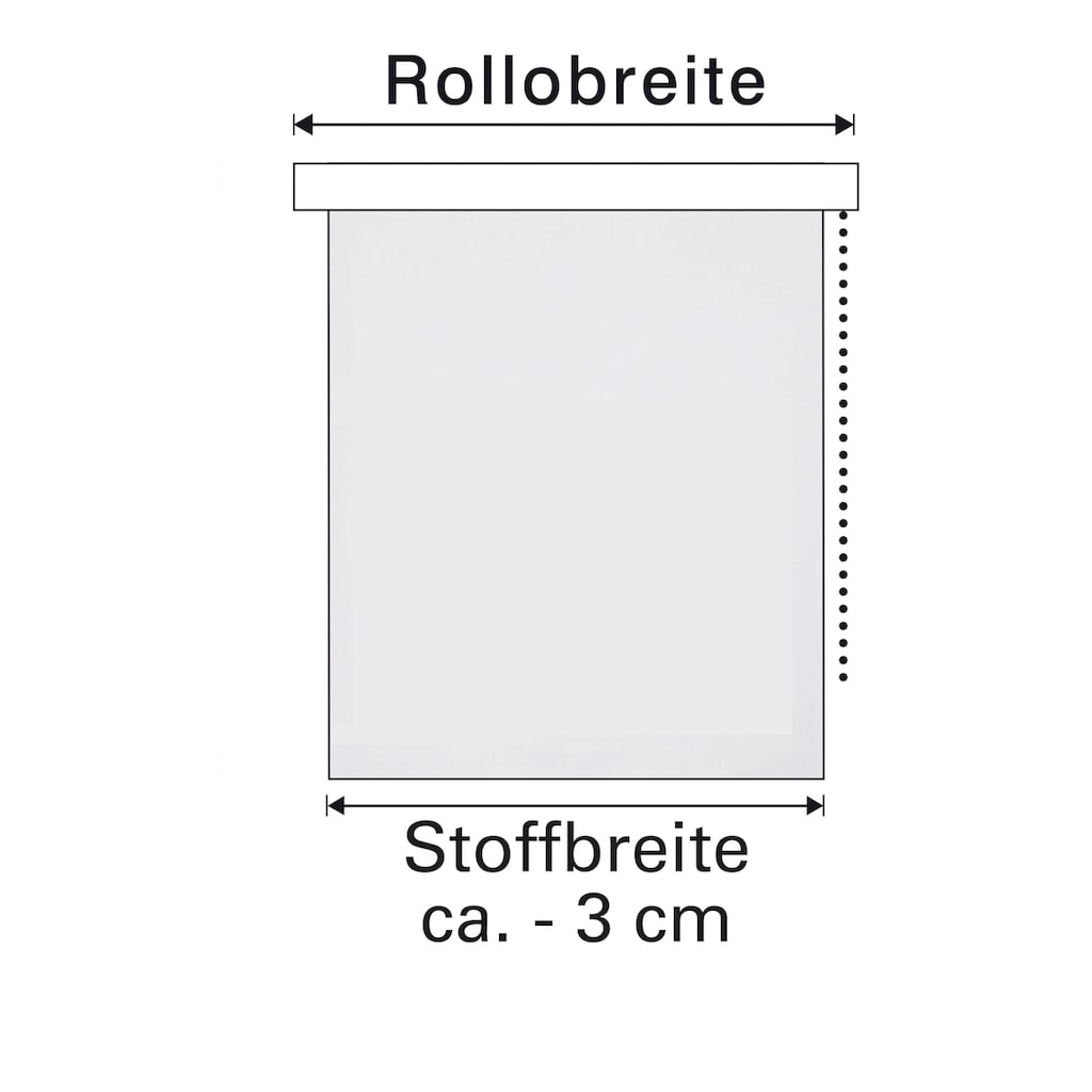 GARDINIA Seitenzugrollo »EASYFIX Rollo Uni«, Lichtschutz, ohne Bohren, freihängend