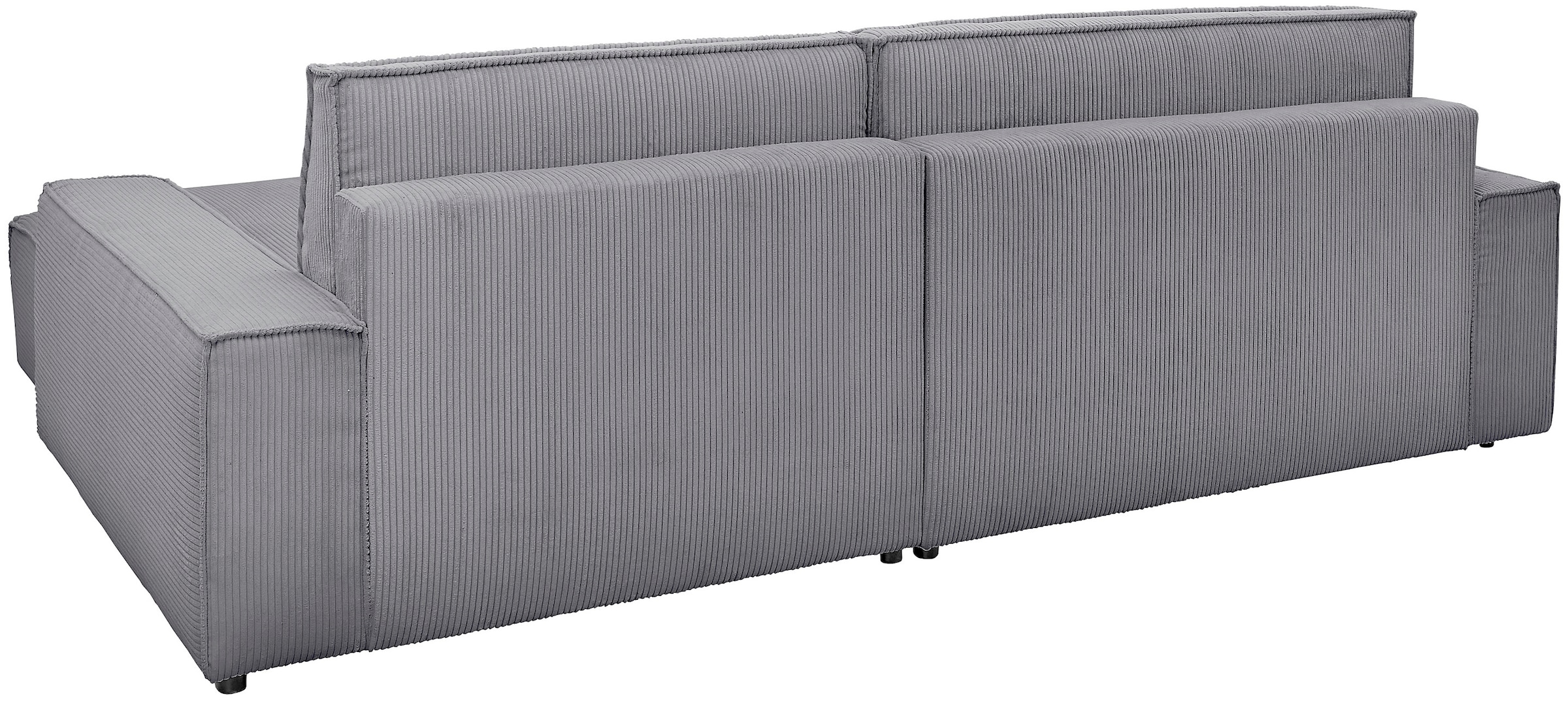 OTTO home Ecksofa »SHERWOOD XXL Cord 284, Big-Sofa L-Form, tiefe Sitzfläche 95 cm« Recamiere rechts/links, als Schlafsofa stellbar, Cord u. Leinenoptik
