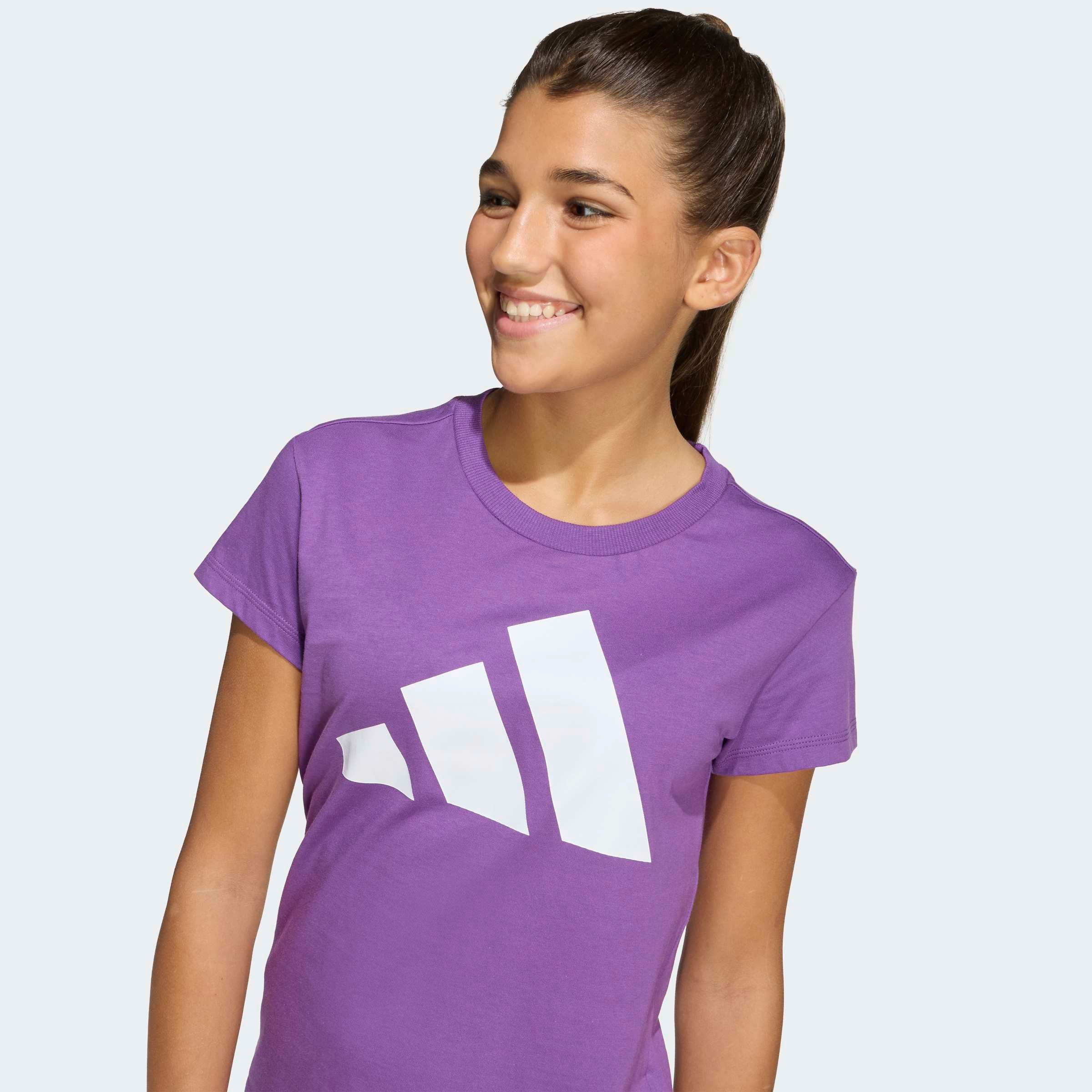 adidas Sportswear T-Shirt »JG BL TEE 160« für Kinder, mit Rundhalsausschnitt, aus Baumwolle, atmungsaktiv
