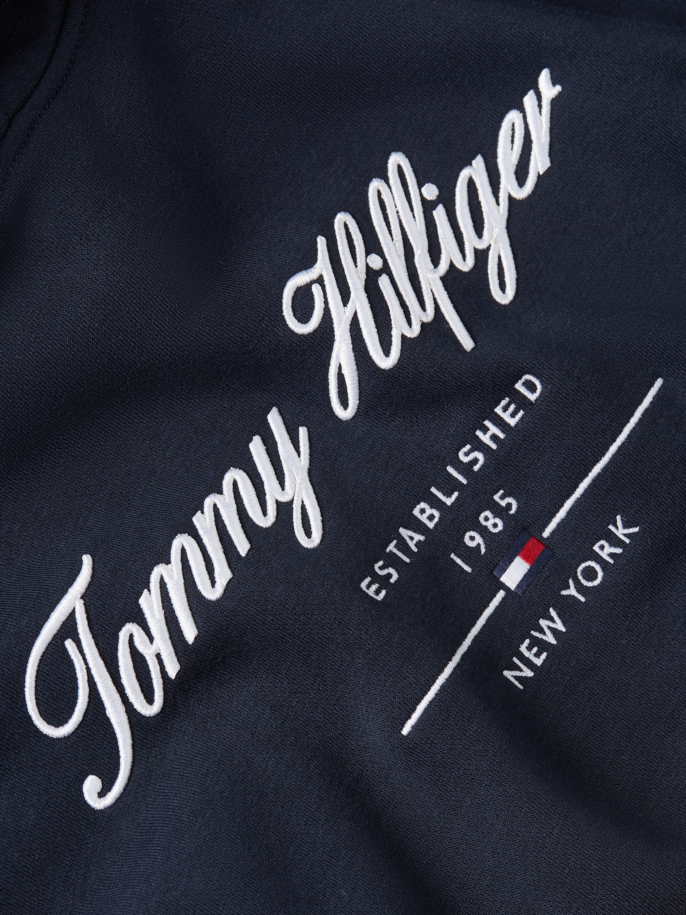 Tommy Hilfiger Hoodie »SCRIPT LOGO HOODY«, mit aufgesticktem Logo