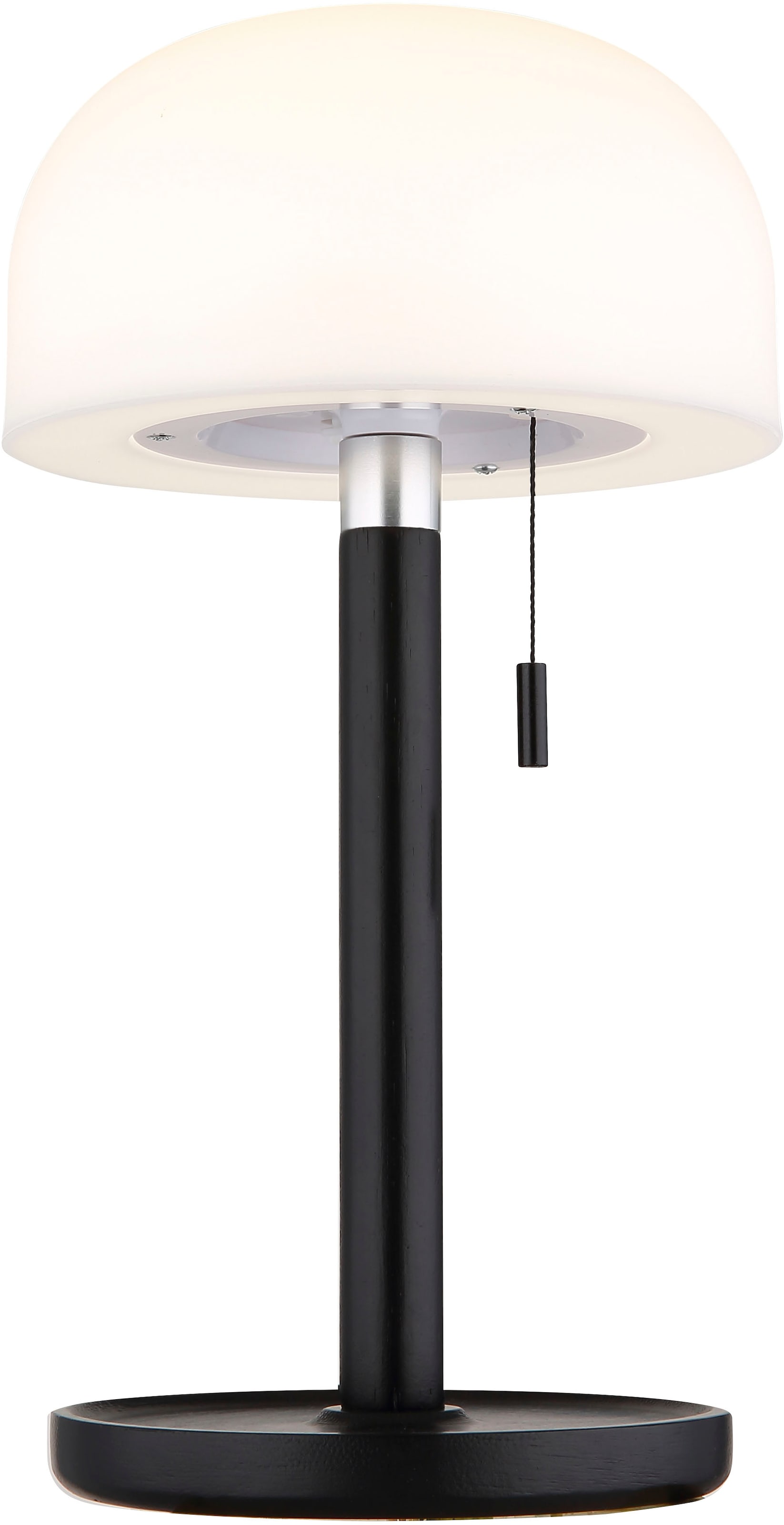 GLOBO LIGHTING LED Tischleuchte »NORMAN« LED-Modul 1 Stk. warmweiß - kaltweiß Akkutischleuchte auch für draußen, Zugschalter Kordel, Akkulampe