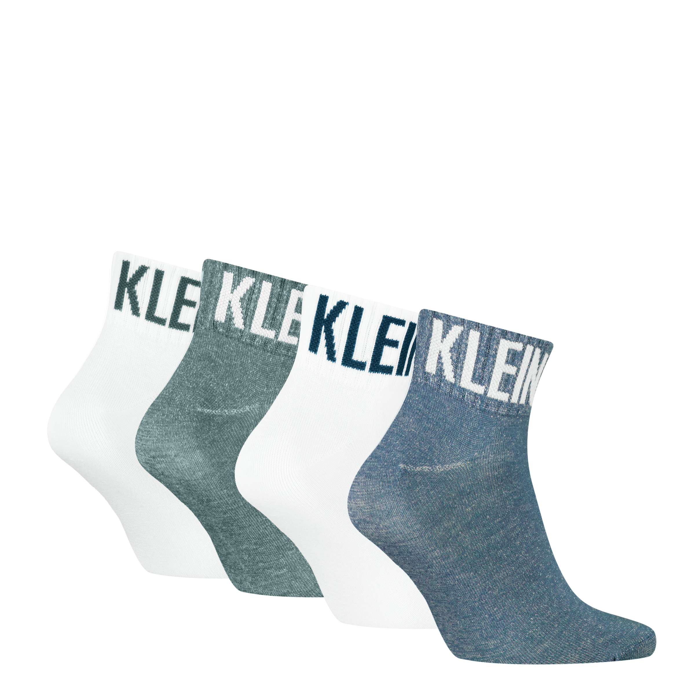 Calvin Klein Jeans Kurzsocken »CKJ MEN QUARTER 4P RIBBON LOGO ECOM«, (4er Pack)