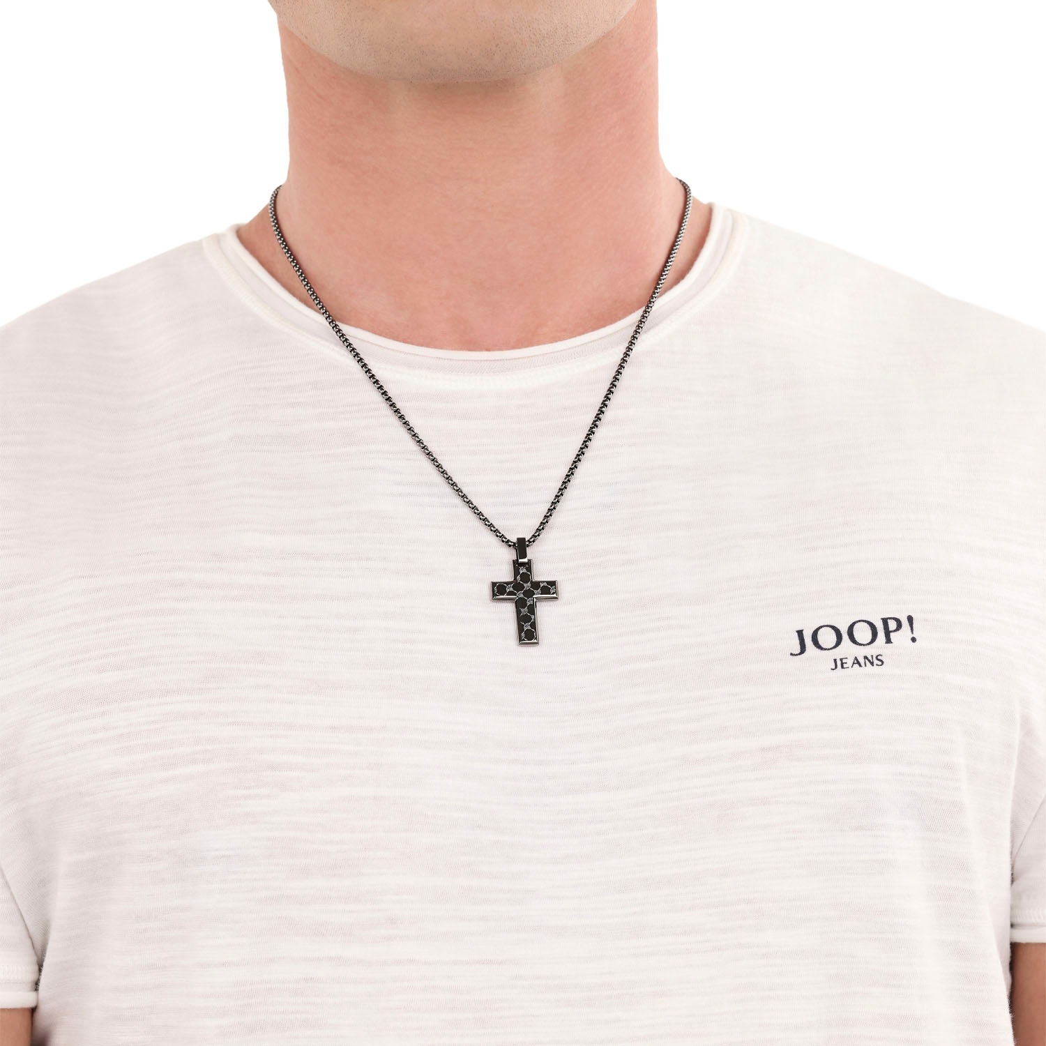 JOOP! Kette mit Anhänger »Kreuz, 2038992«