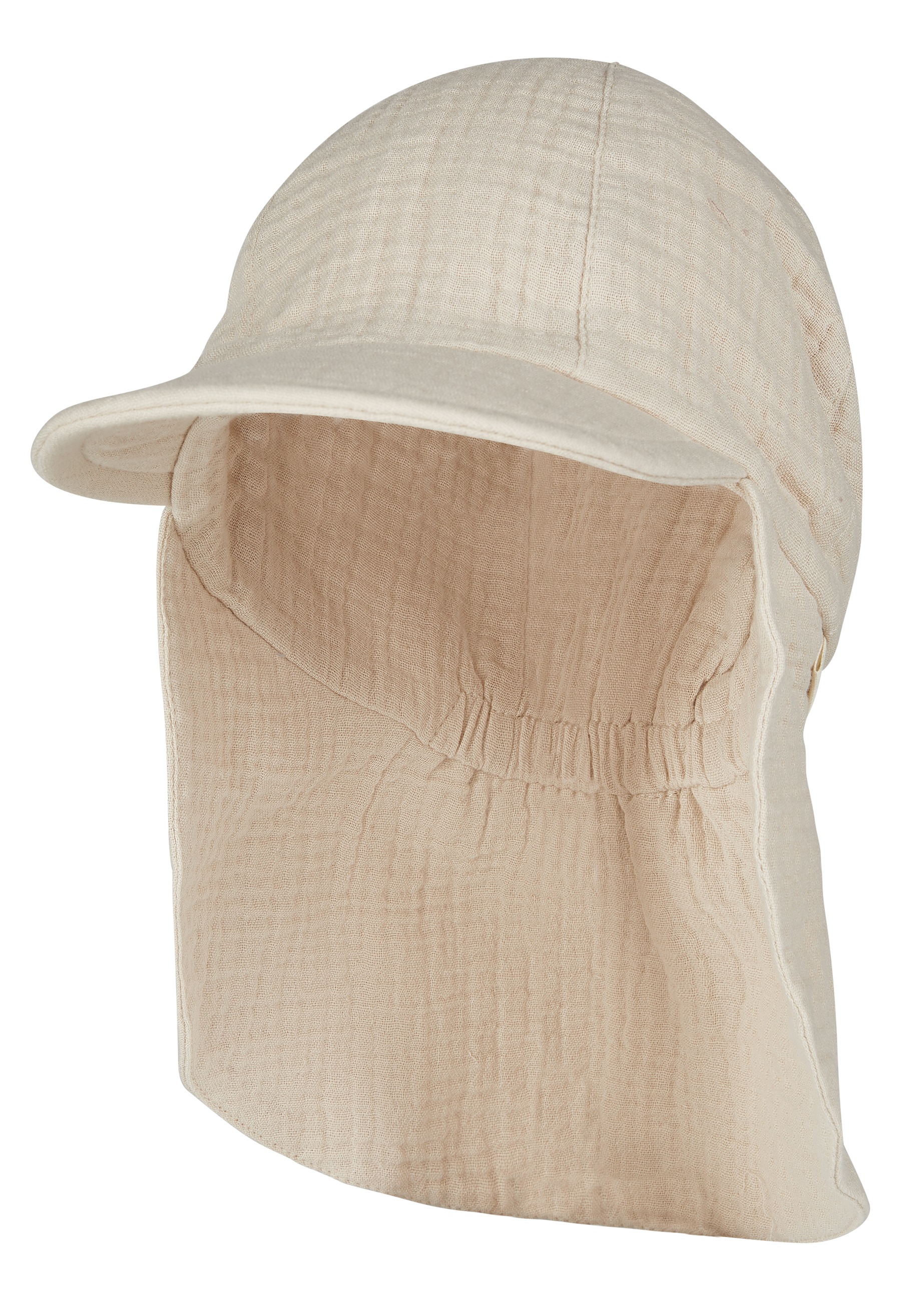 Sterntaler® Schirmmütze »Schirmmütze mit Nackenschutz Musselin«