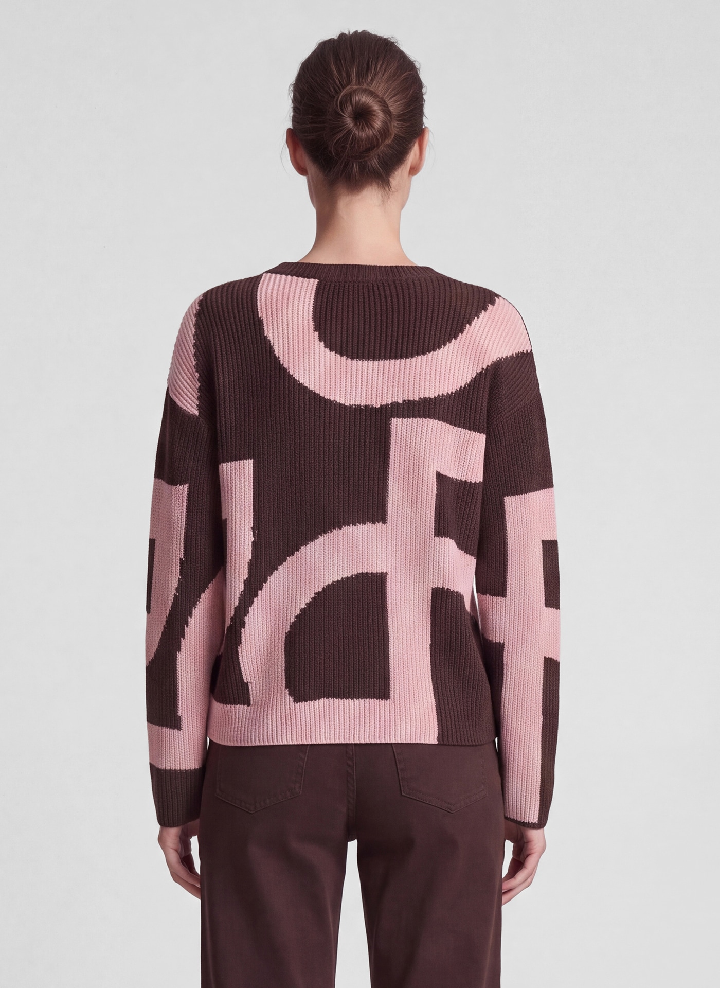 Rabe Strickpullover mit grafischem Muster