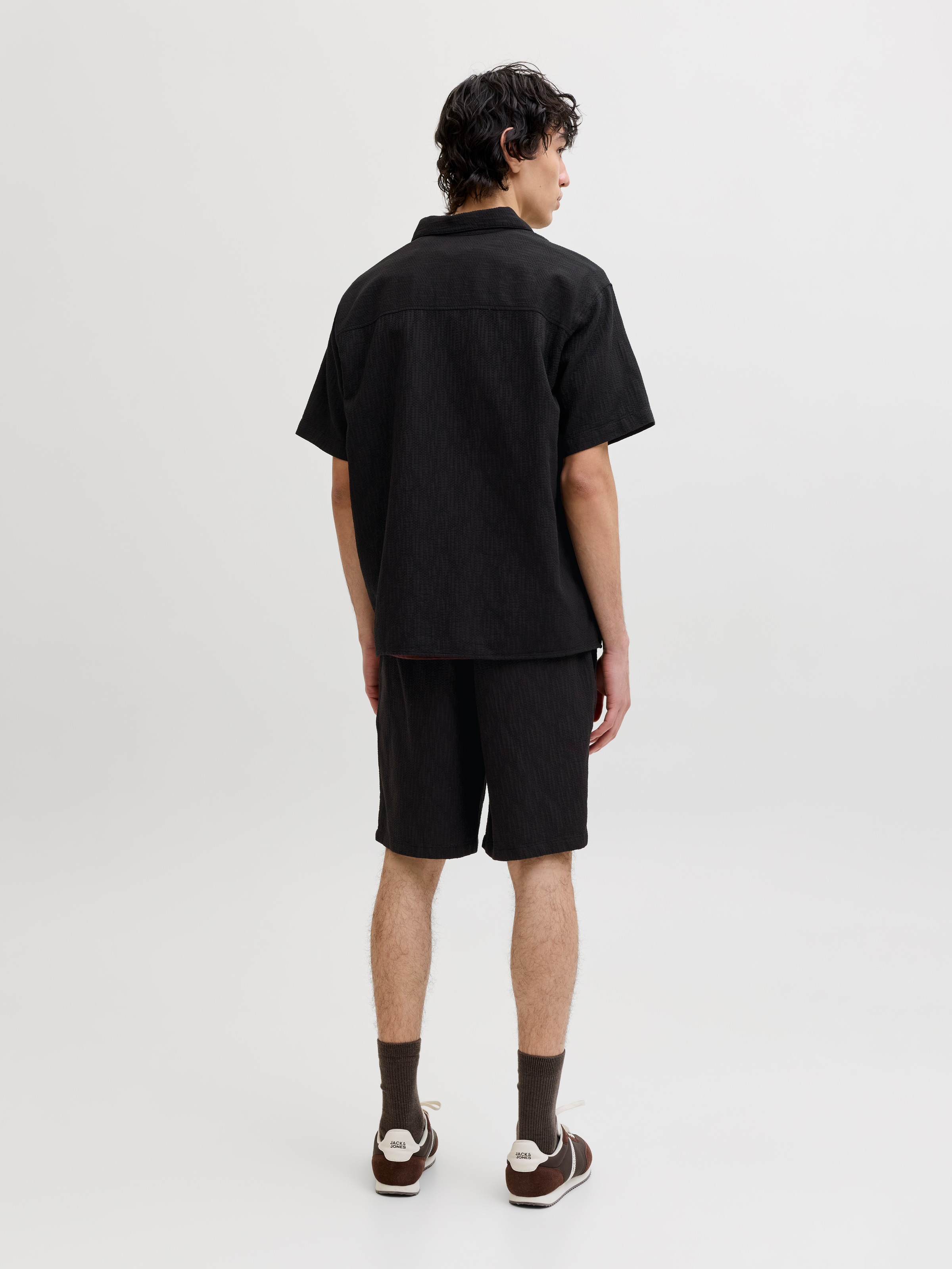 Jack & Jones Shorts »JPSTJAIDEN WAVY JOGGER SHORTS REG SN«  Baumwolle, locker geschnitten