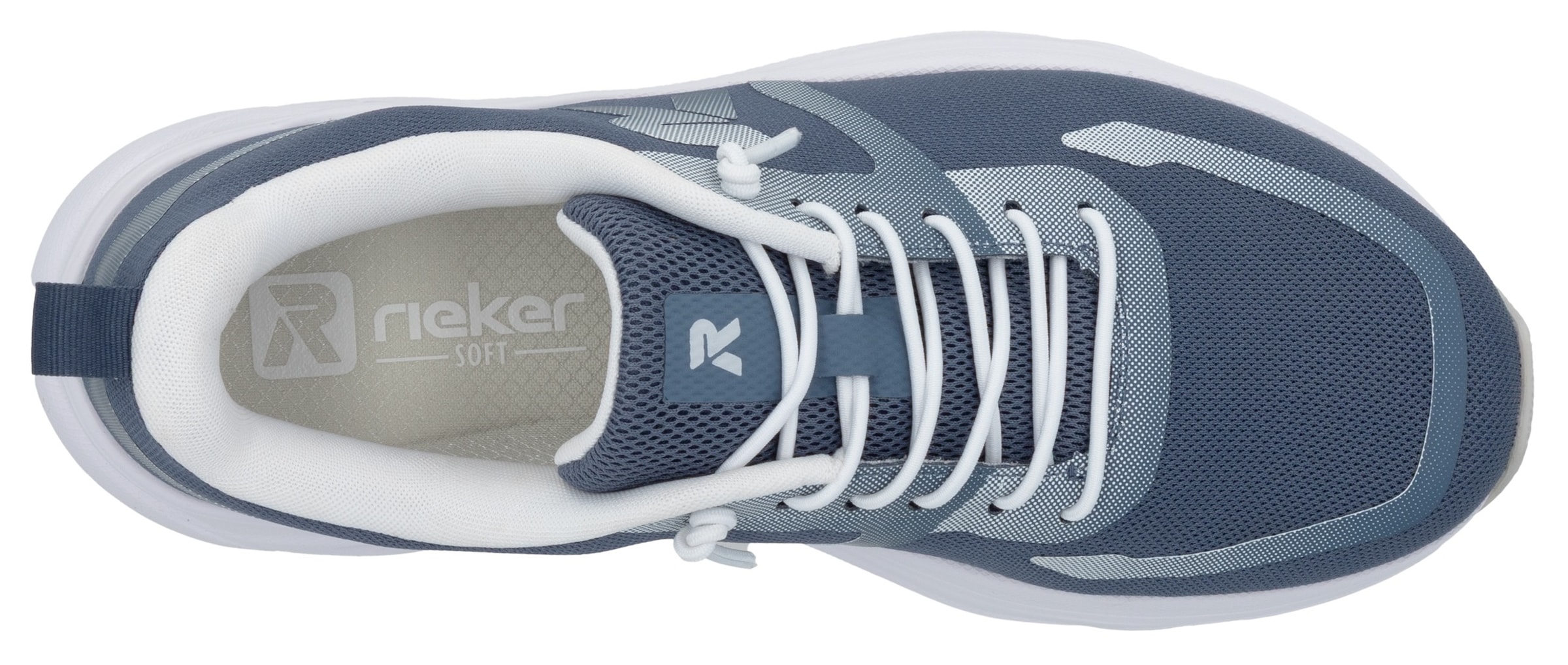 RIEKER Sport Slip-On Sneaker  Sportschuh, Freizeitsneaker, Halbschuh zum Schlupfen