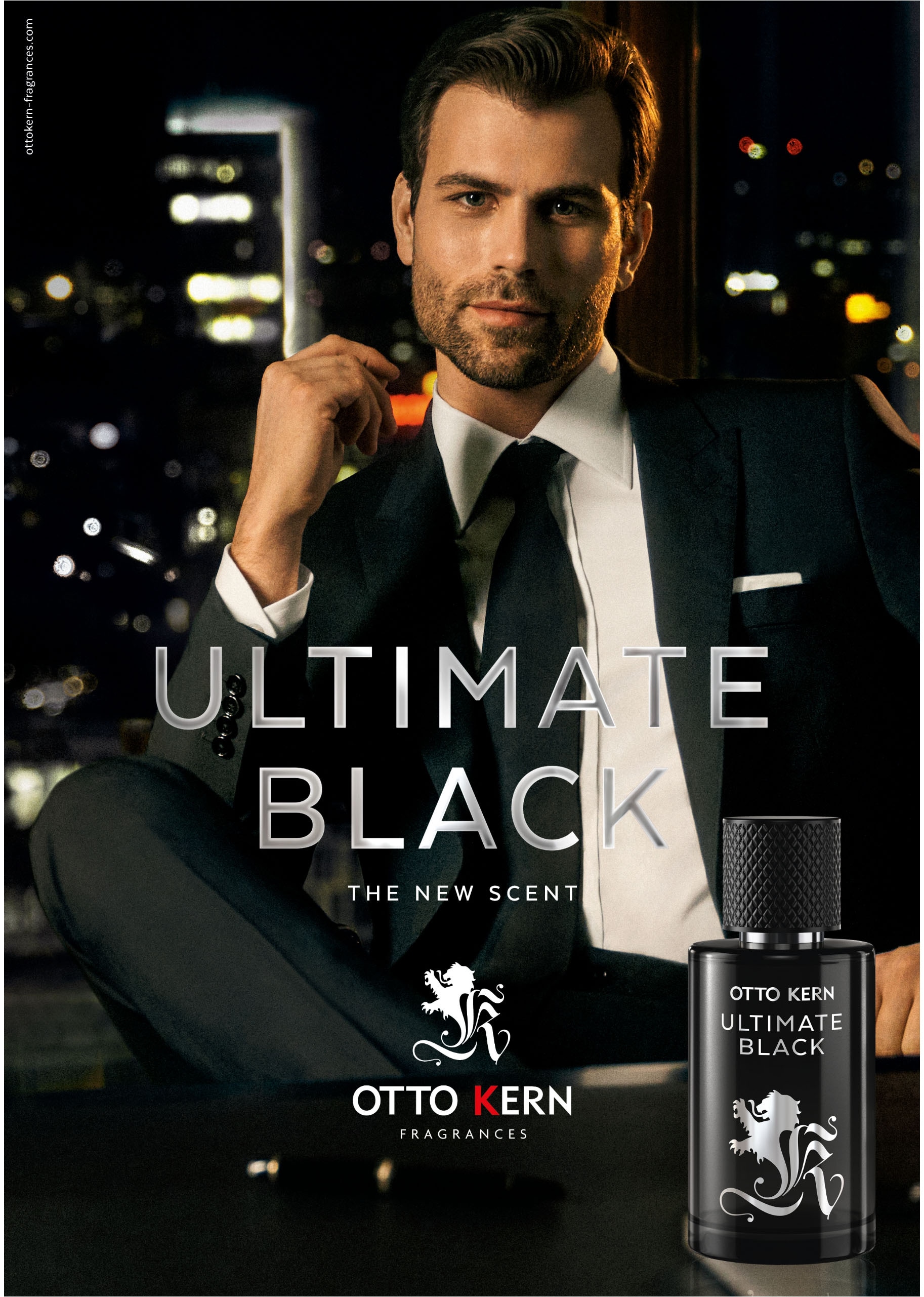 Otto Kern Eau de Toilette »Ultimate Black«, (Packung, 1 tlg.)