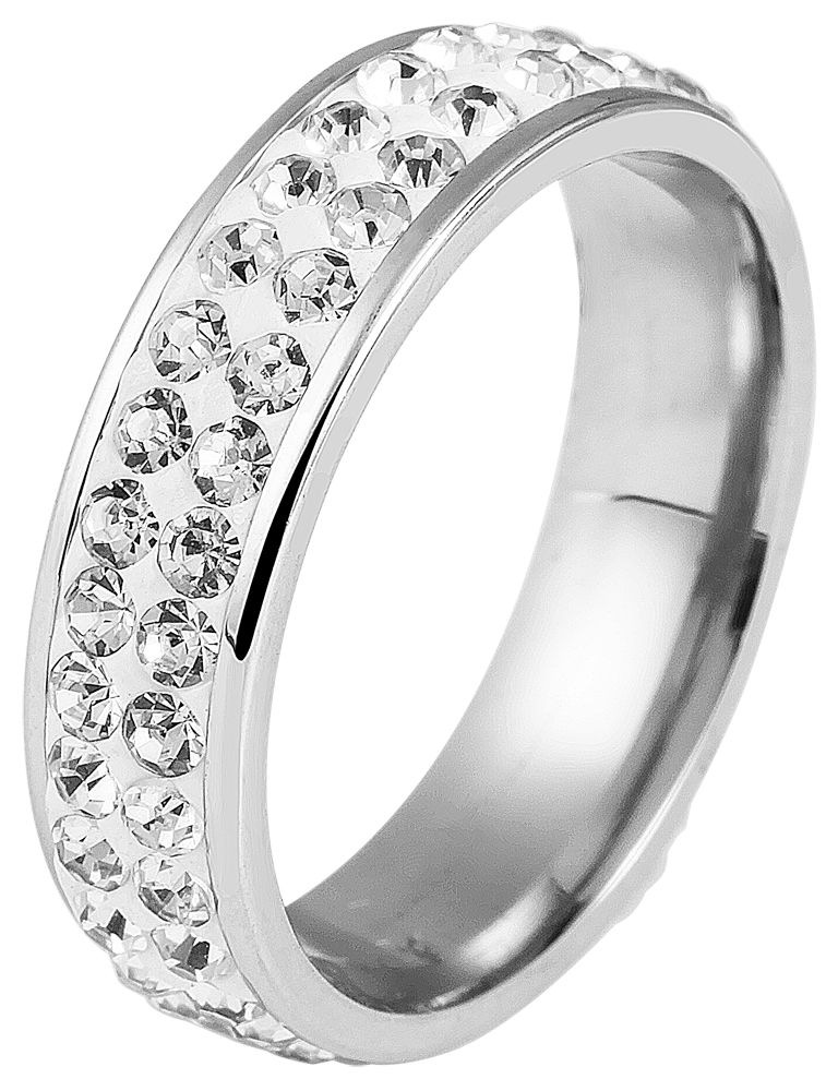 Adelia´s Fingerring »Damen Ring aus Edelstahl«