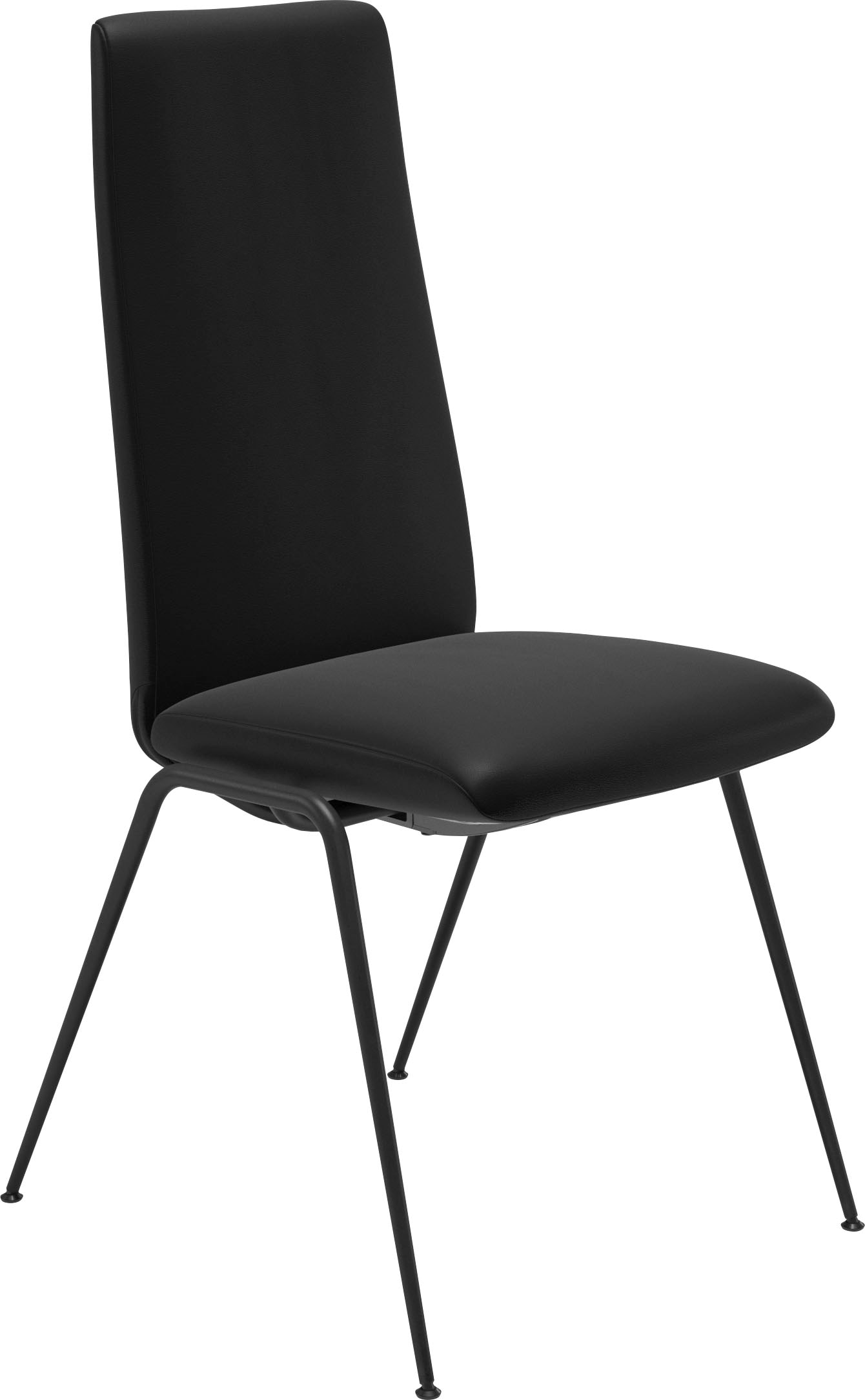 Stressless® Polsterstuhl »Laurel«, Leder BATICK, High Back, Größe M, mit Beinen aus Stahl in Schwarz matt