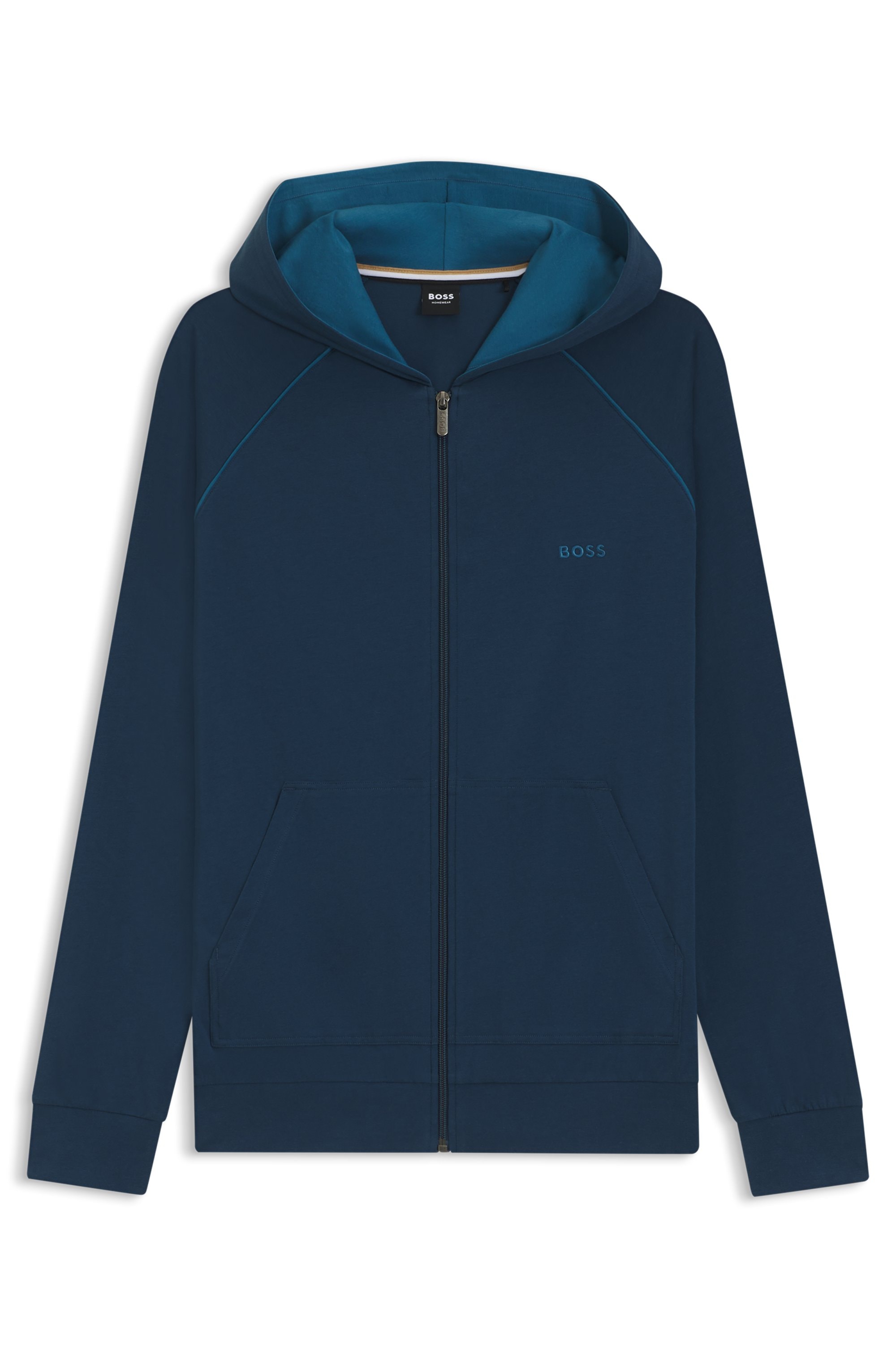 BOSS Kapuzensweatjacke »Mix&Match Jacket H«, mit Kängurutasche