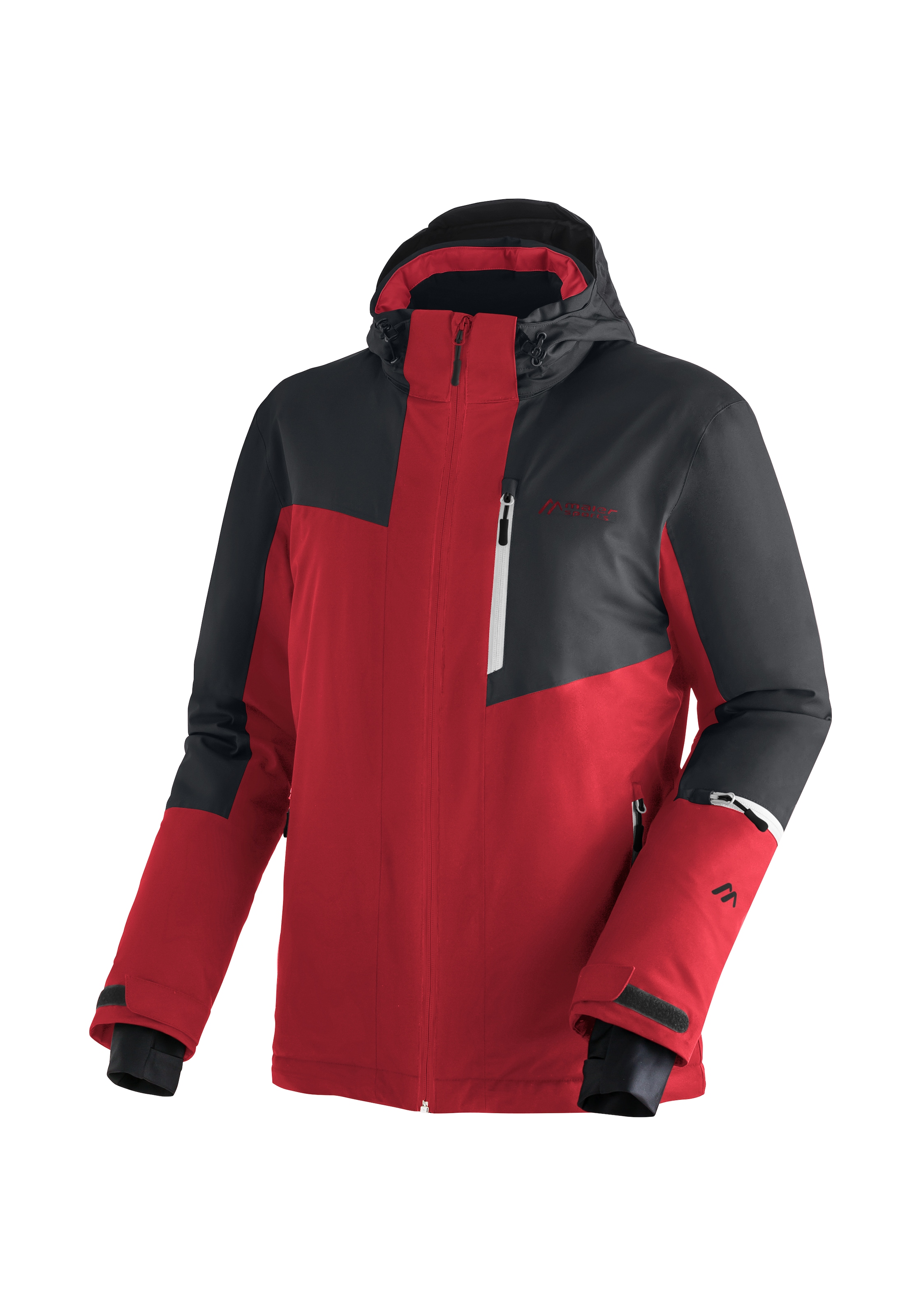 Maier Sports Skijacke »MONZABON M 2.0«, Herren Winterjacke, wind/wasserdicht, 3 RV-Taschen und Kapuze, Regular fit