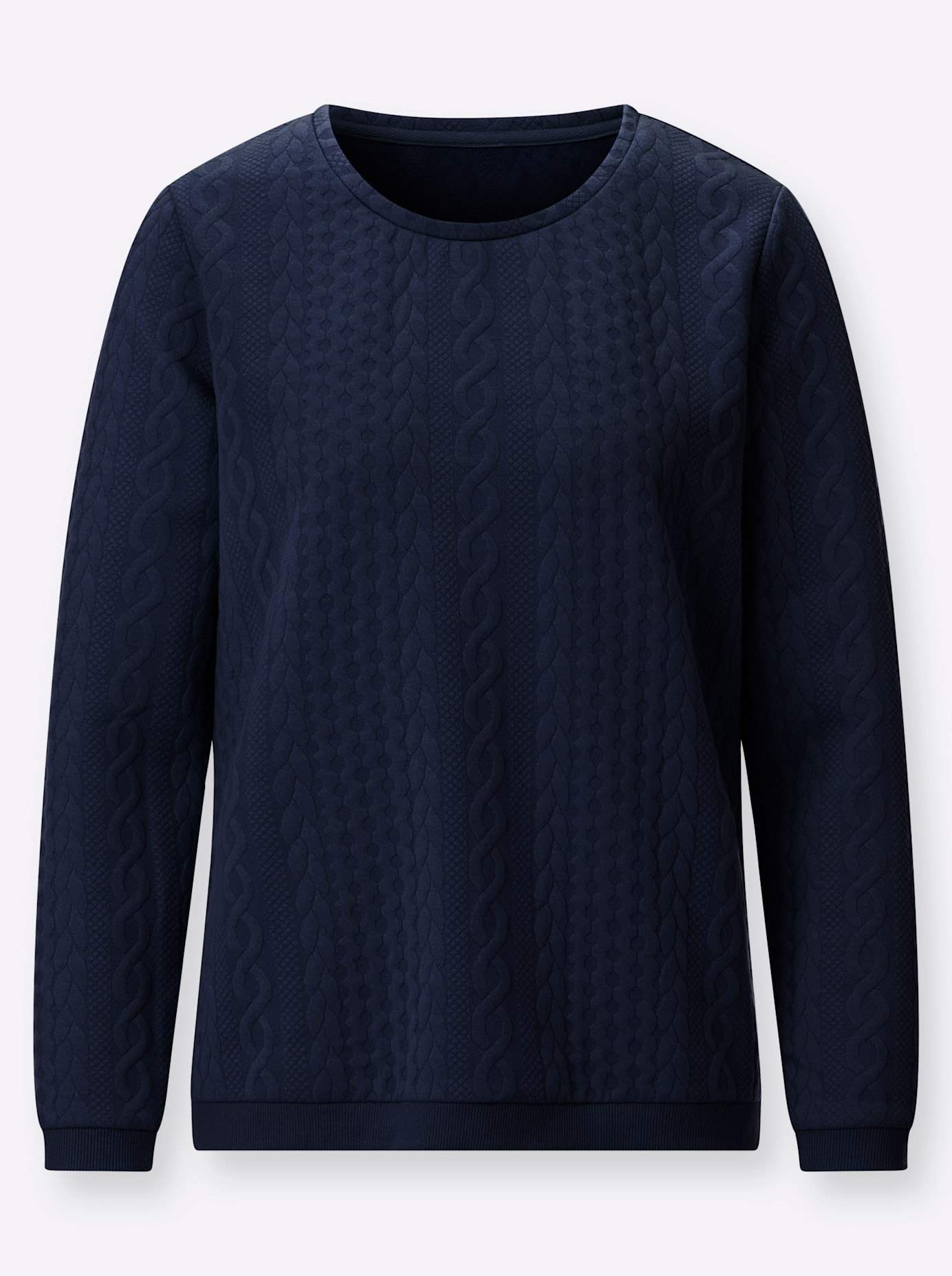 Casual Looks Langarmshirt »Jacquard-Shirt« 1