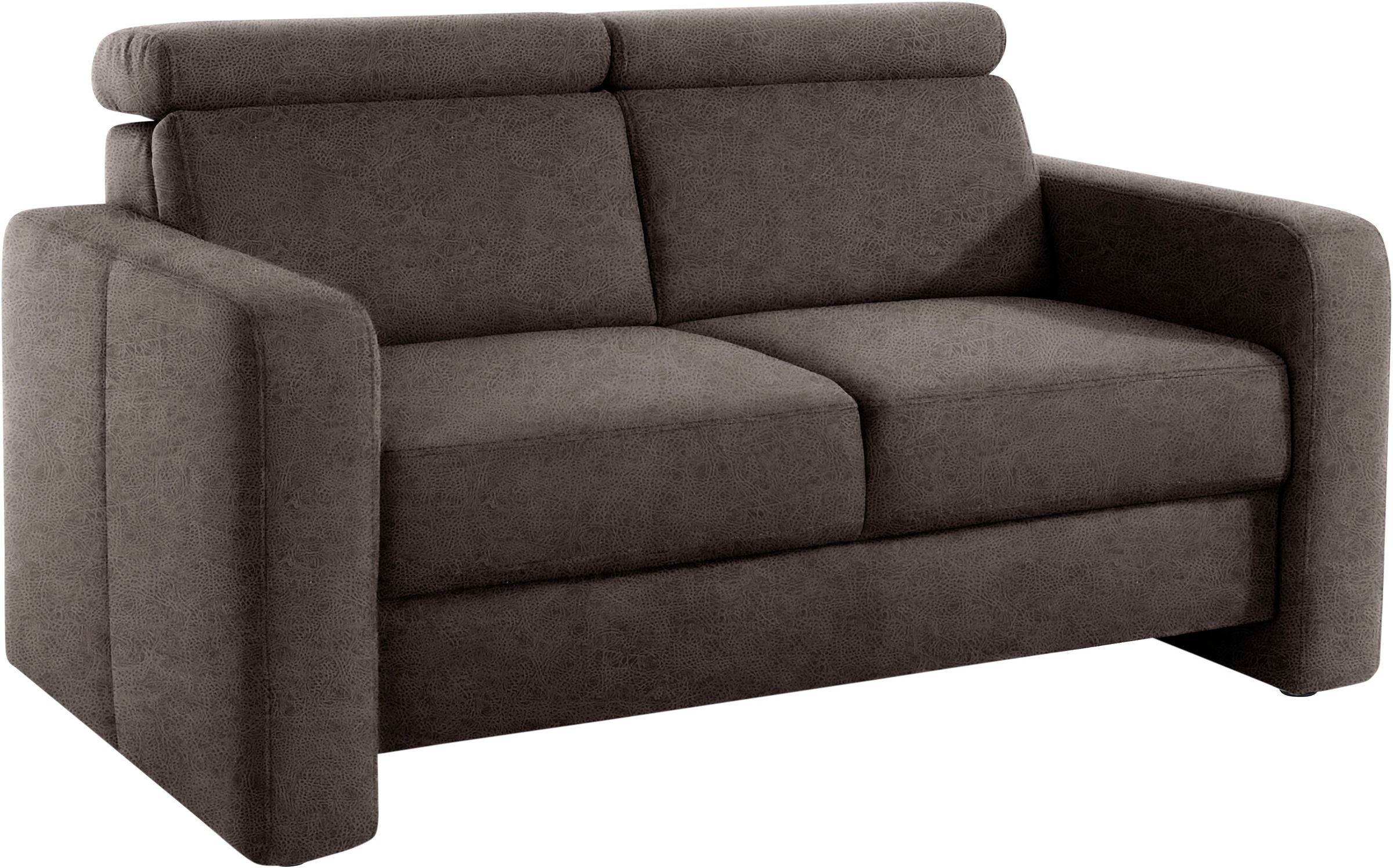 sit&more 2-Sitzer »Bologna«, inklusive Kopfteilverstellung und Federkern