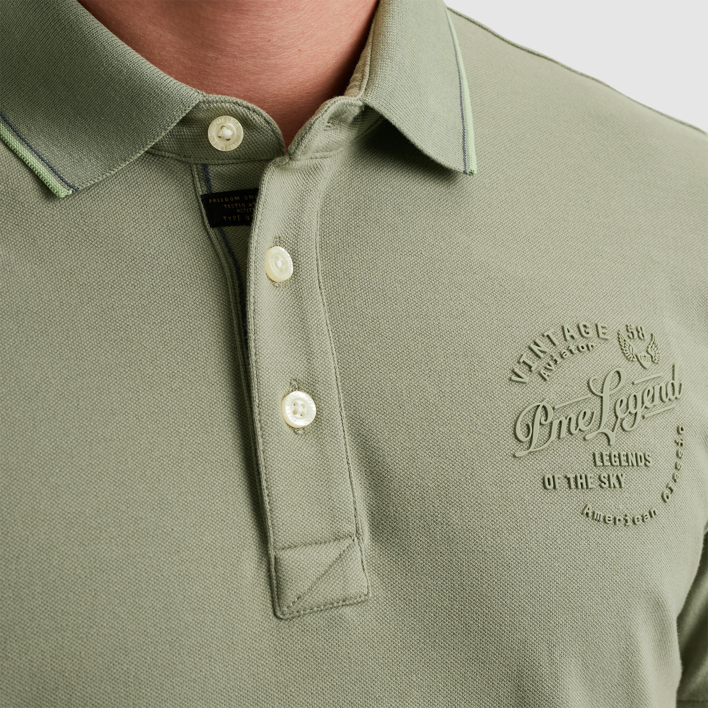 PME LEGEND Poloshirt »Short sleeve polo stretch pique package«, mit Schriftzug