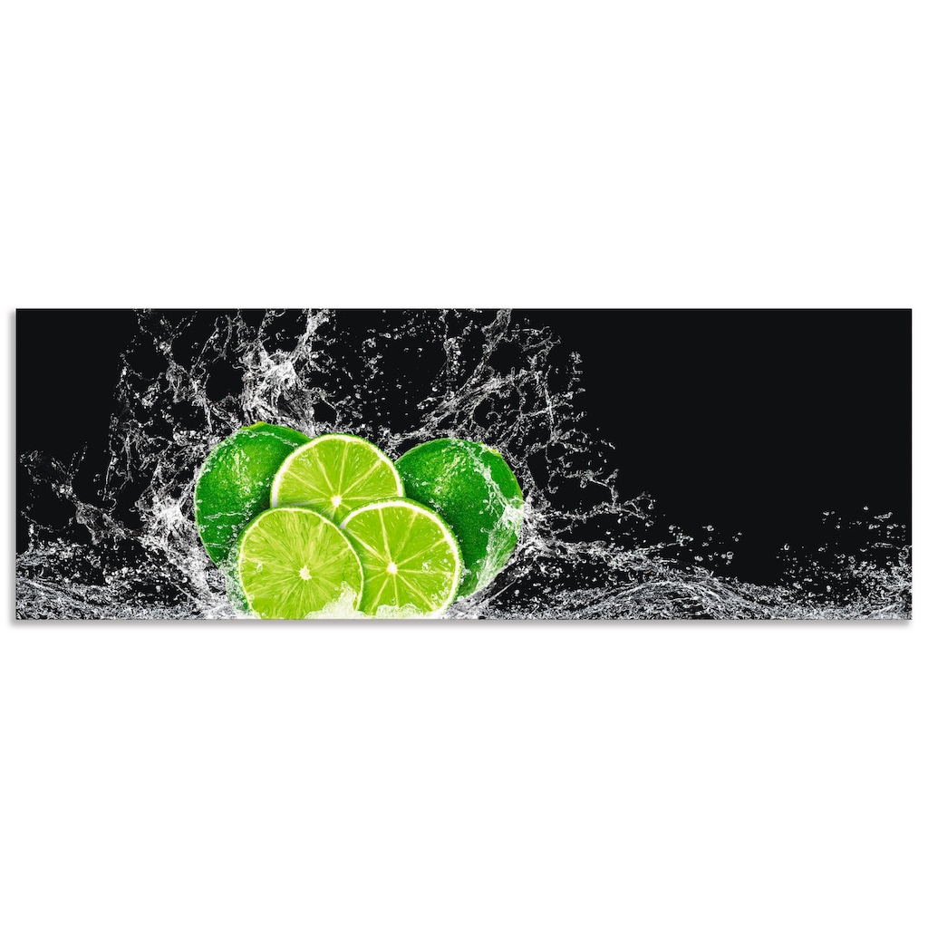 Artland Küchenrückwand »Limone mit Spritzwasser«, (1 tlg.)