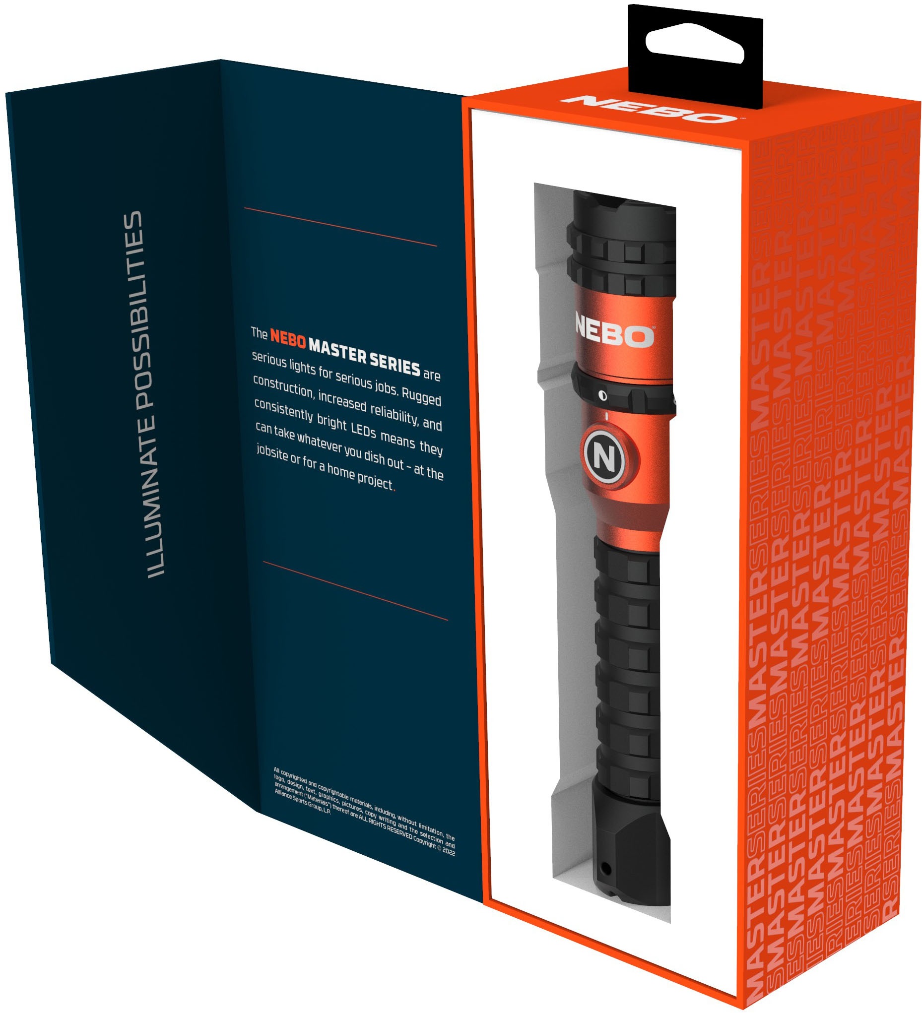 NEBO LED Taschenlampe »Nebo Master Series FL3000« Taschenlampe inkl. Ladekabel, 