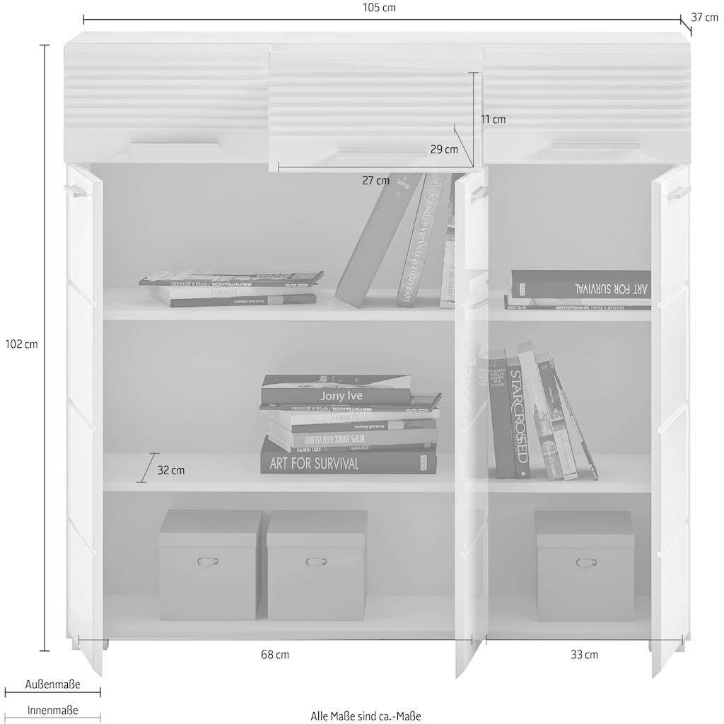 INOSIGN Highboard »Malmö«