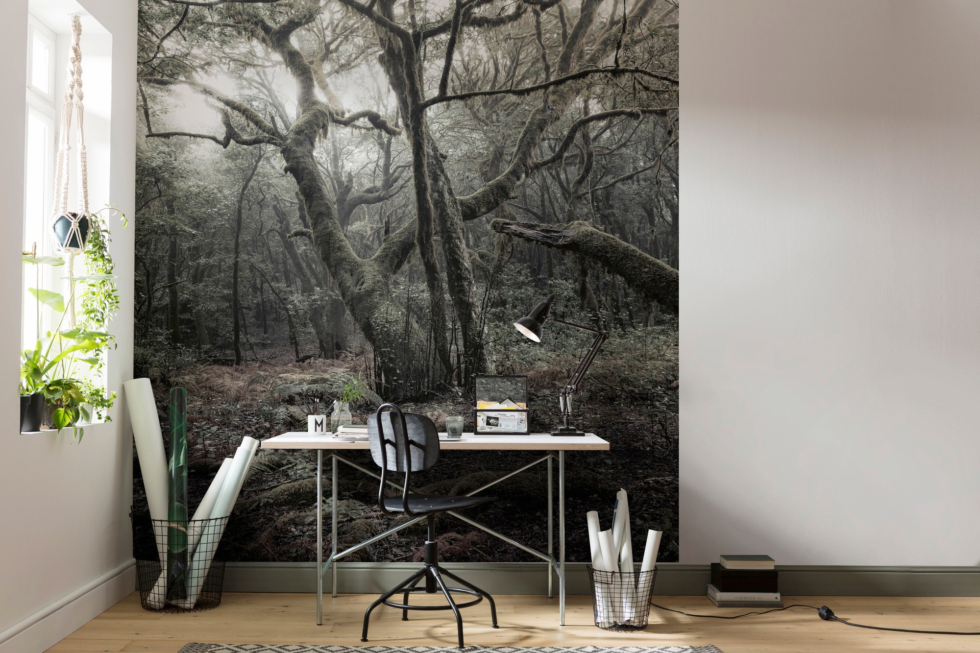 Komar Vliestapete »Digitaldruck Vlies - Das Model - Größe 250 x 280 cm«, bedruckt, Wohnzimmer, Schlafzimmer