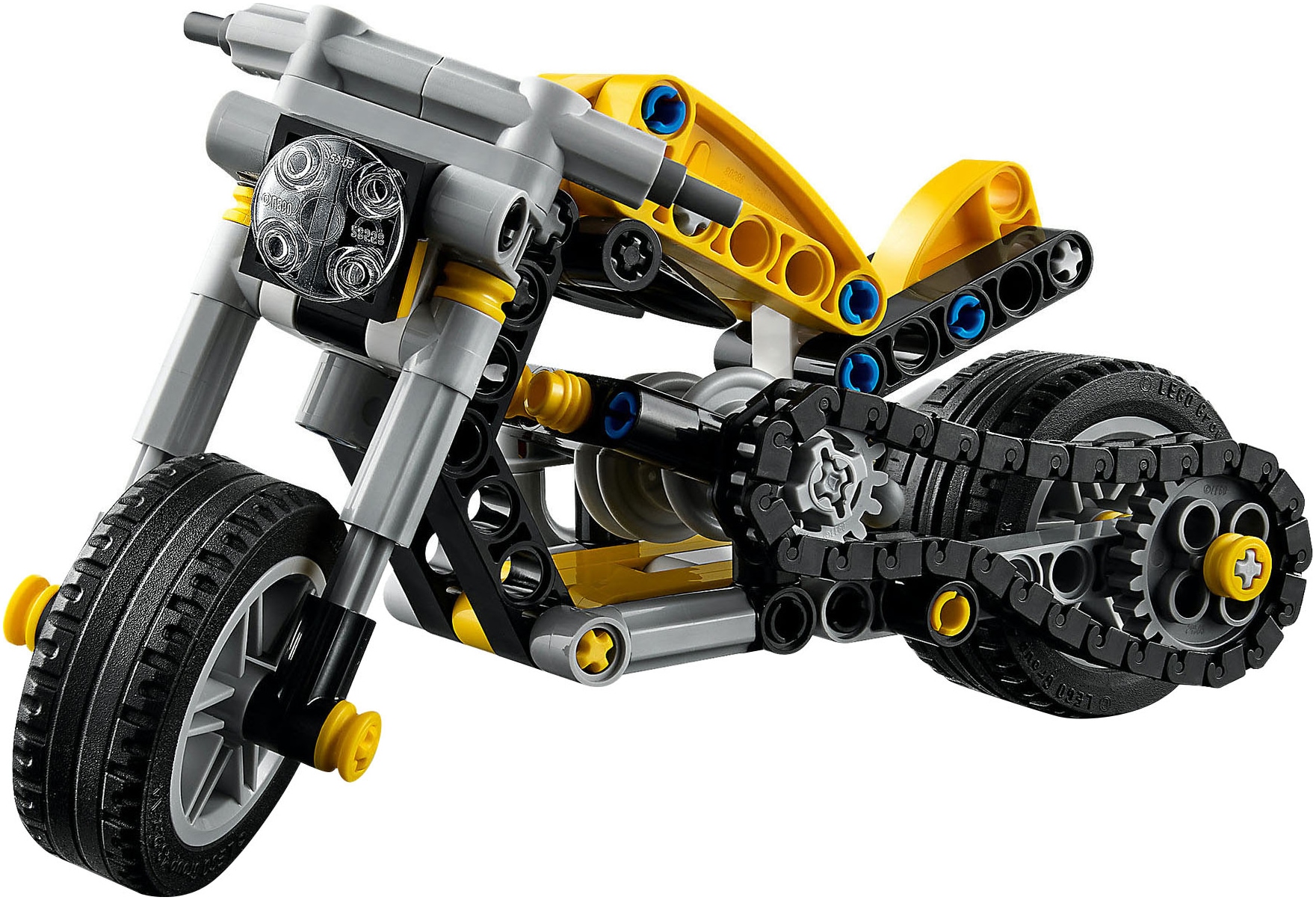 LEGO® Konstruktionsspielsteine »Gelbes Motorrad (42225), LEGO Technic«