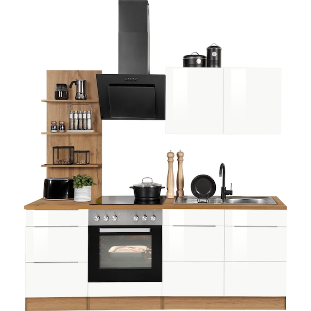 HELD MÖBEL Küchenzeile »Brindisi«, ohne Geräte, Breite 210 cm online bei  OTTO