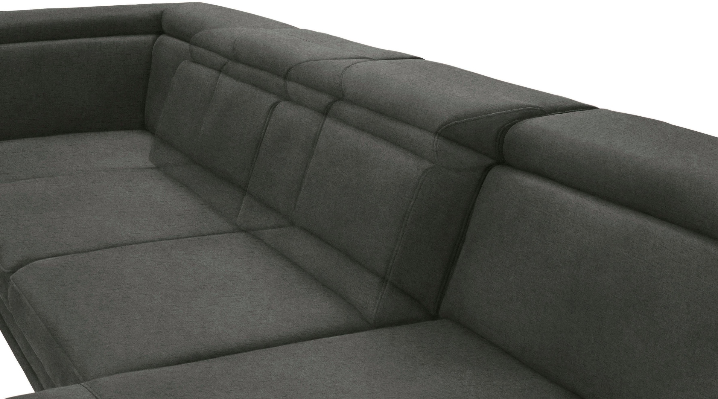 sit&more Wohnlandschaft »Scorpio U-Form«, inklusive Sitztiefenverstellung, mit Kopf- und Armteilverstellung