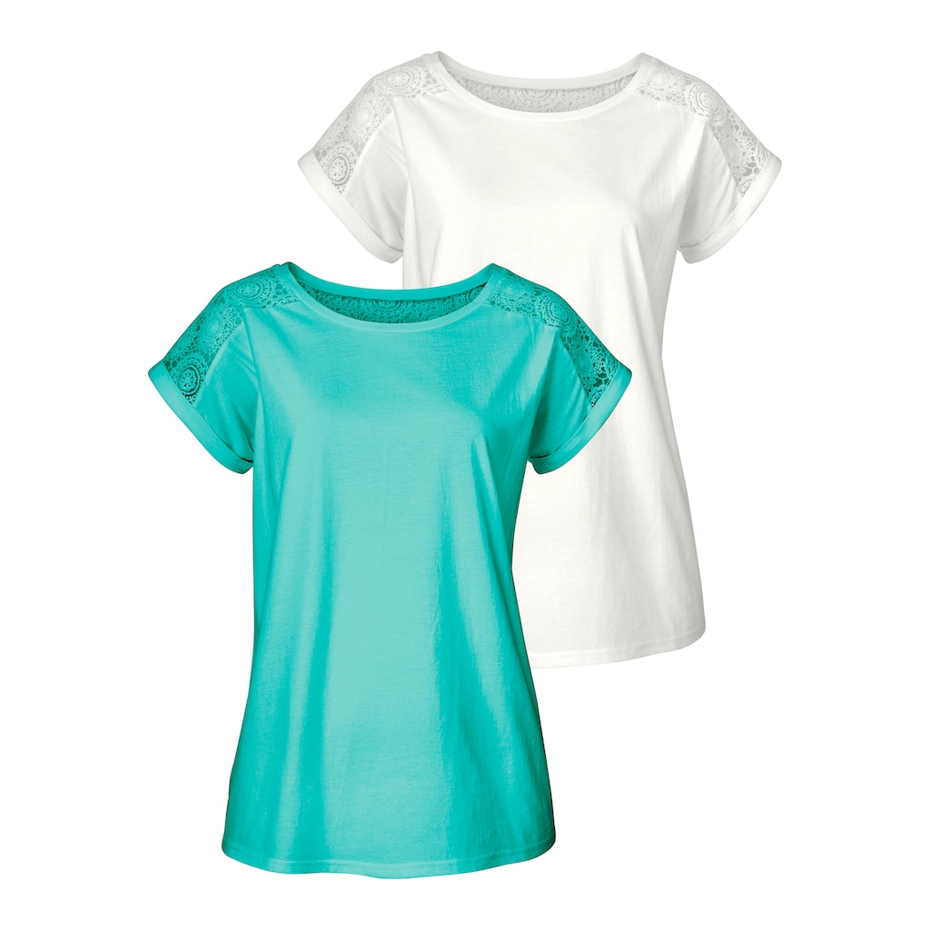 Vivance T-Shirt, (2er-Pack)