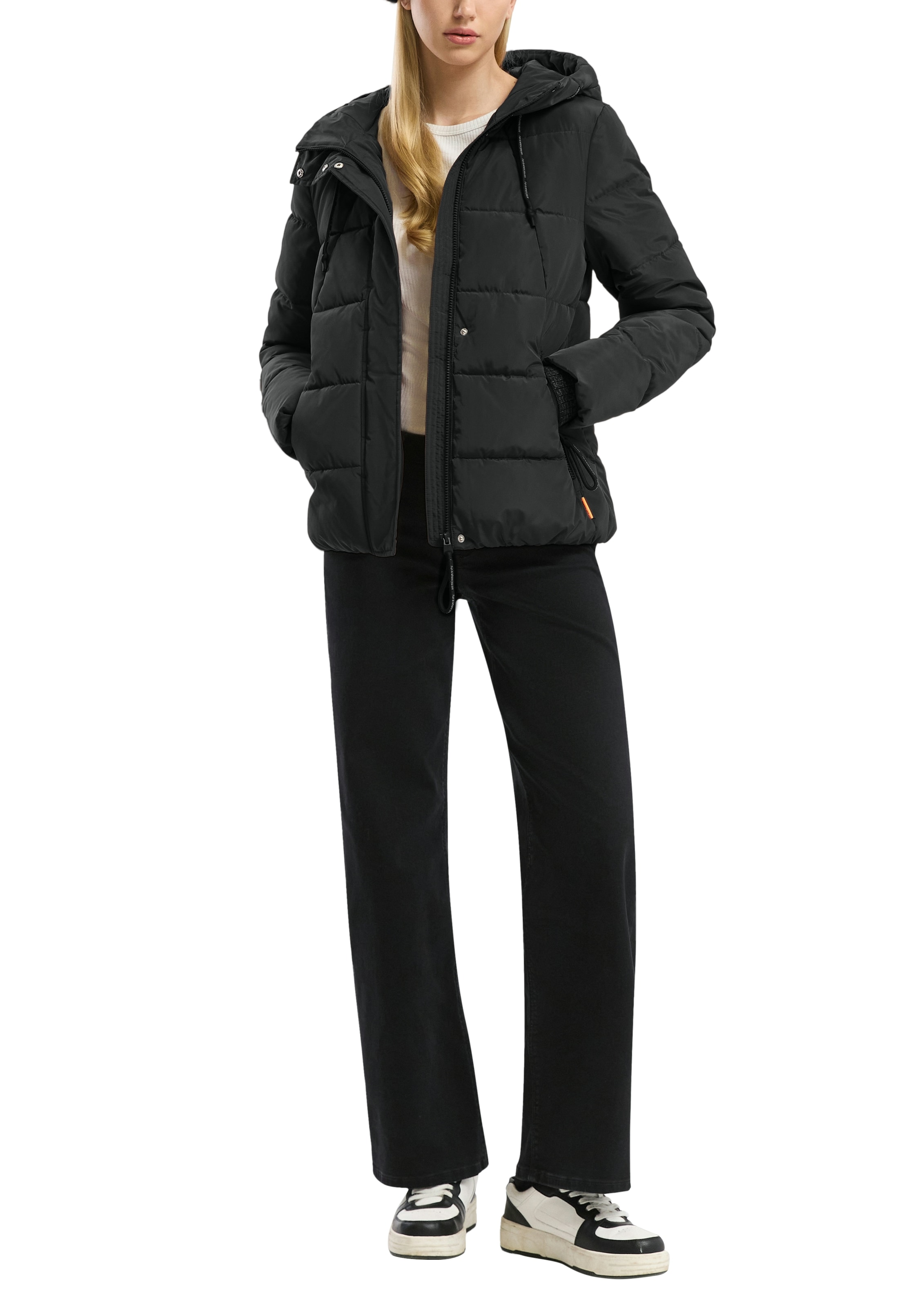 QS Steppjacke mit Kapuze mit Kapuze