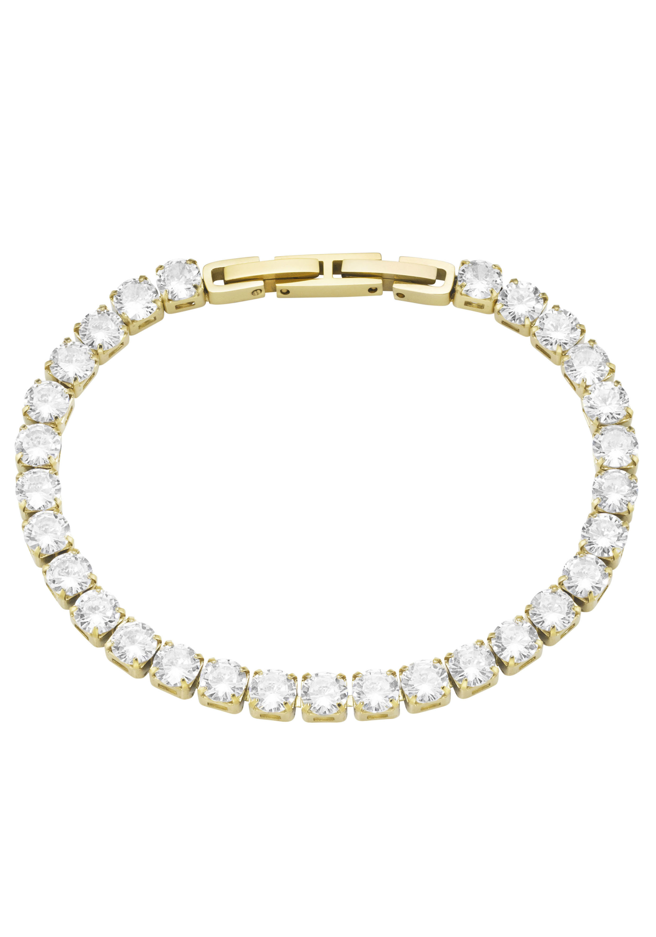 Tennisarmband »Schmuck Geschenk, Glitzerarmband funkelnd«, mit Zirkonia (synth.)