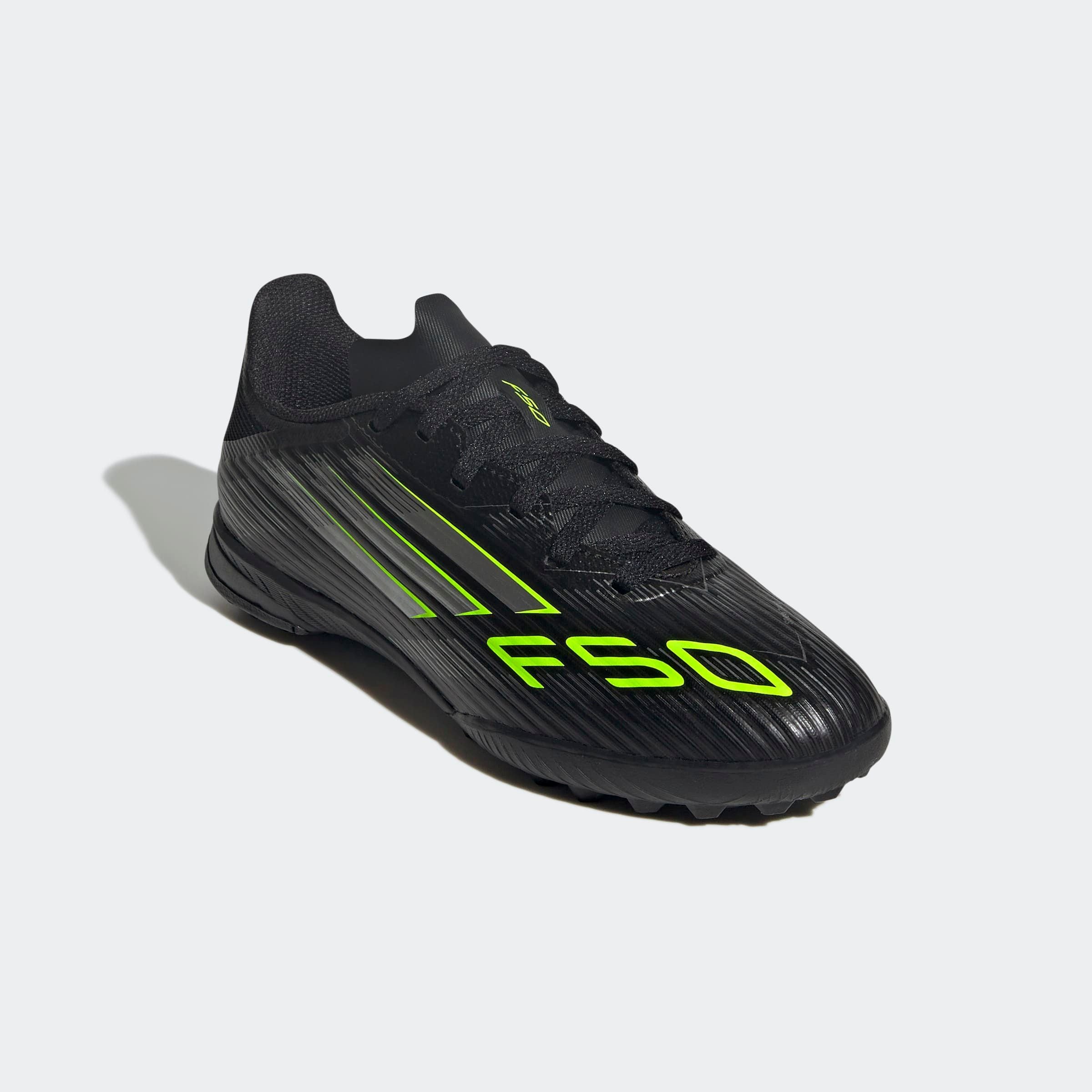Adidas Performance Fußballschuh »F50 LEAGUE KIDS TF« geeignet für harte Untergründe Asche und Kunstrasen in schwarz, Größe 31