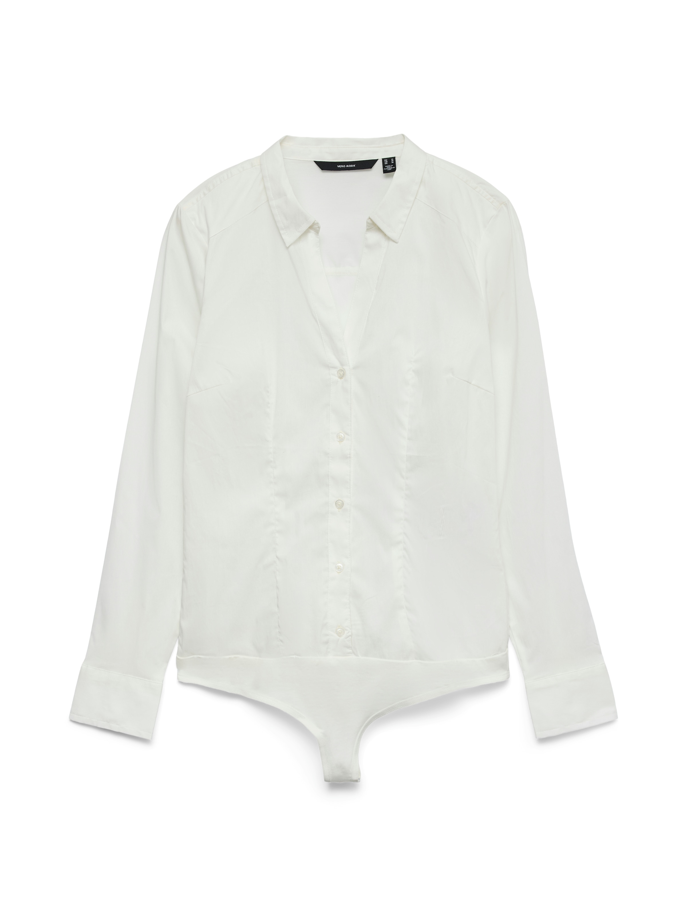 Vero Moda Blusenbody »VMLADY L/S G-STRING SHIRT WVN NEW NOOS«