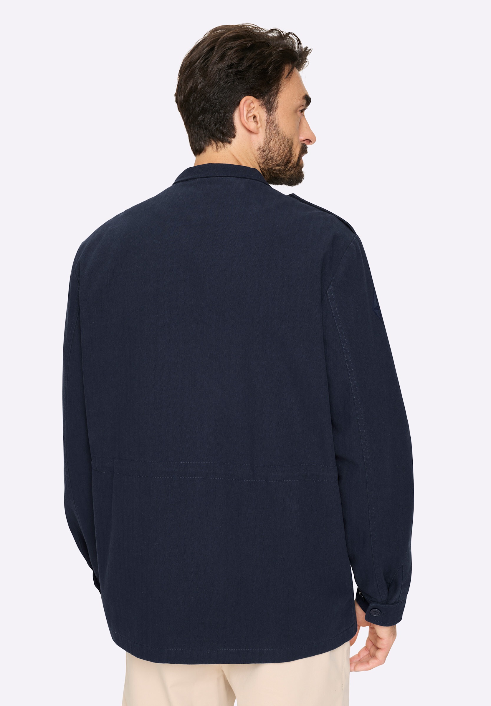 Witt Langjacke »Longjacke Longjacke mit Schulterriegel« ohne Kapuze