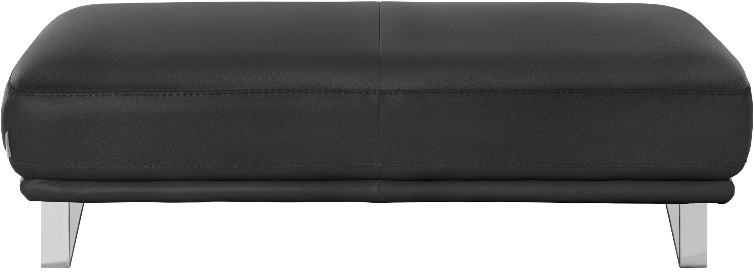 W.SCHILLIG Hocker »montanaa«, mit Metallkufen in Chrom glänzend, Breite 141 cm