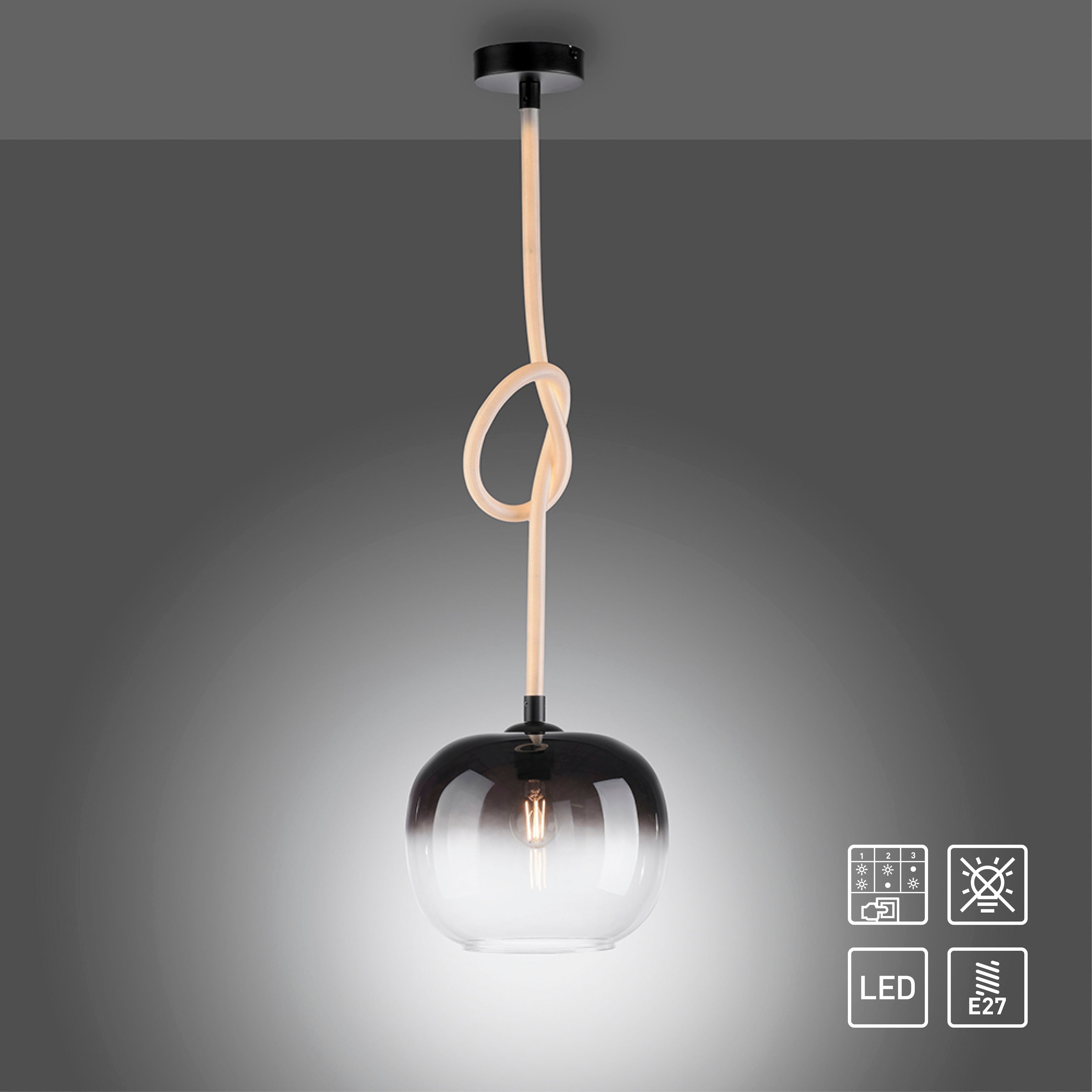 Paul Neuhaus Pendelleuchte »LUMA«, 2 flammig, Leuchtmittel LED-Board | LED fest integriert