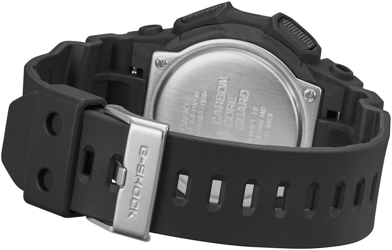 CASIO G-SHOCK Chronograph, Quarzuhr, Armbanduhr,Herrenuhr, digital,Resinband, bis 20 bar wasserd.