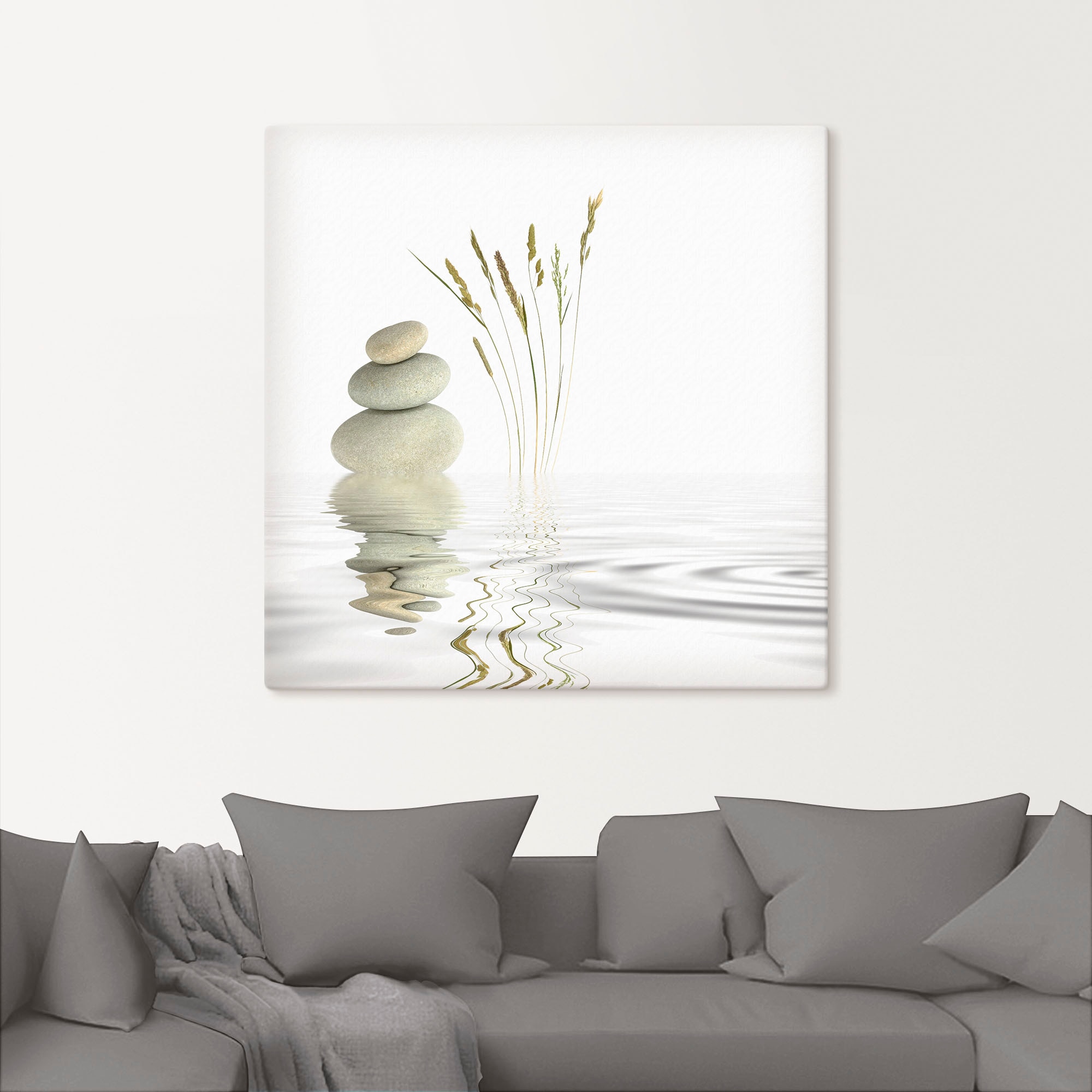 Artland Wandbild »Zen Friede«, Zen, (1 St.), als Alubild, Outdoorbild, Leinwandbild, Poster, Wandaufkleber