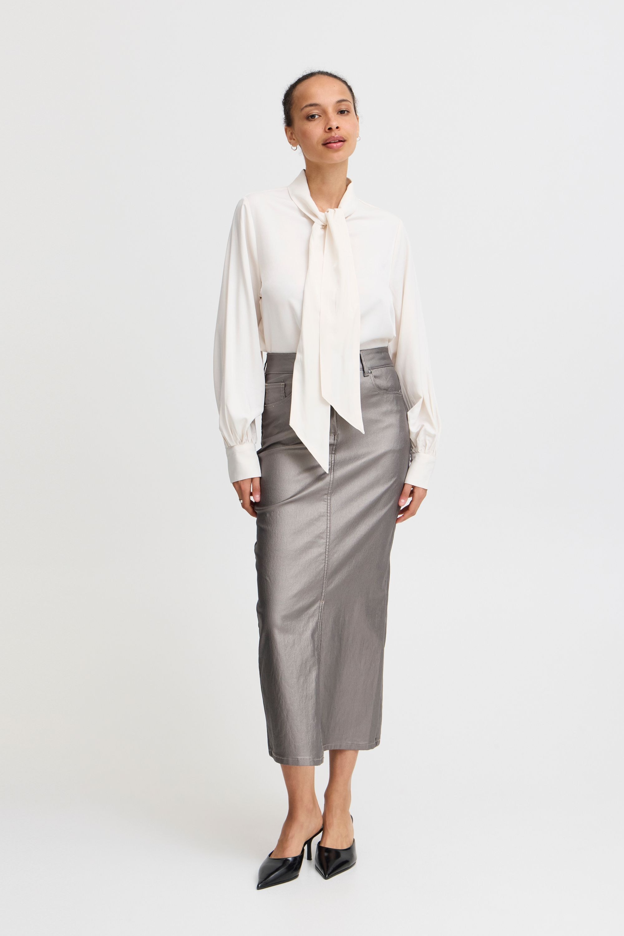 b.young Tunika »Langarmbluse BYHANYO BOW SHIRT -«