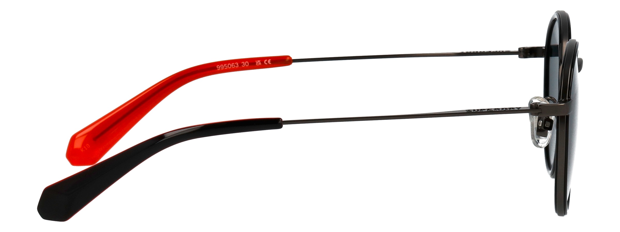 Superdry Sonnenbrille »Modell 995063« Form Rund, Logoschriftzug auf Bügel, Kombifassung