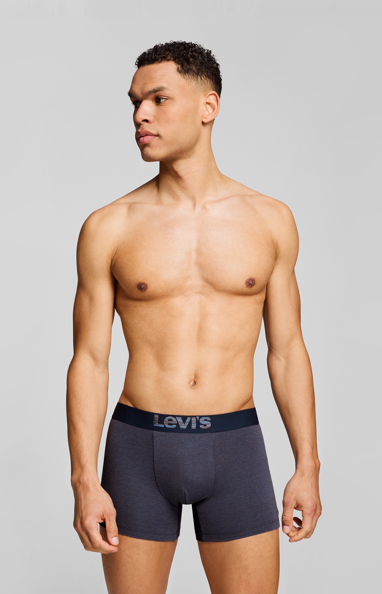 Levi's® Boxershorts »LEVIS MEN OPT ILL BOXER BRIEF ORG CO 2P«, (2er Pack), mit breitem Logobund