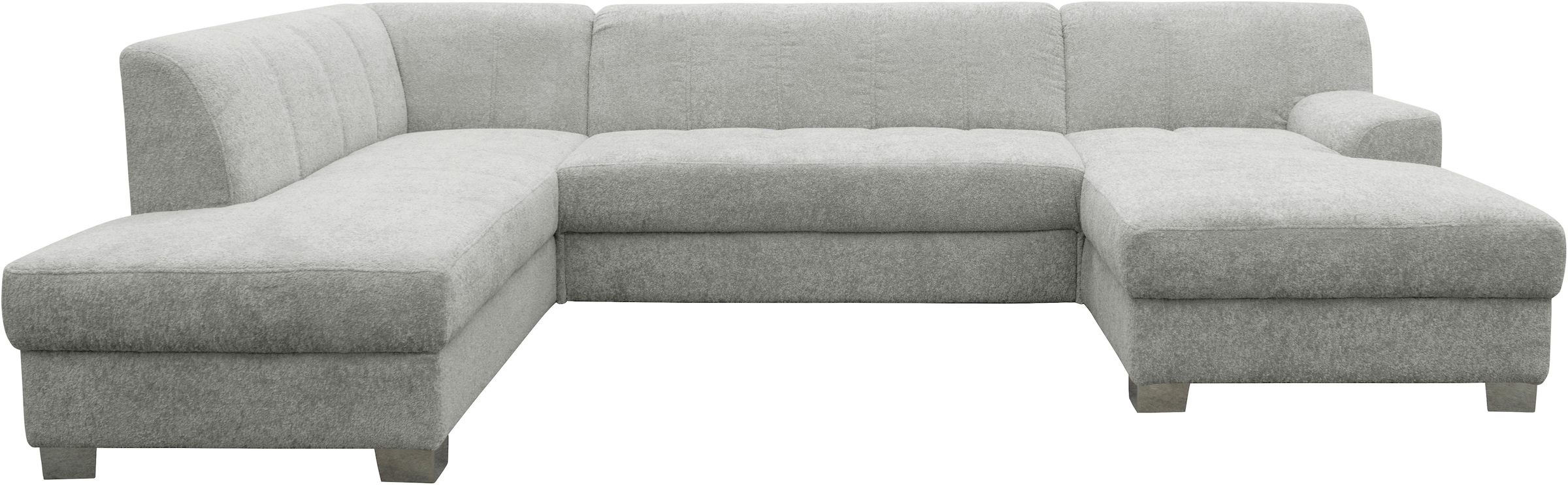 OTTO home Wohnlandschaft »Lolland 296 x 195 cm, modern, mit Steppungen, gemütlich« U-Form, aus Pet Friendly Bezug