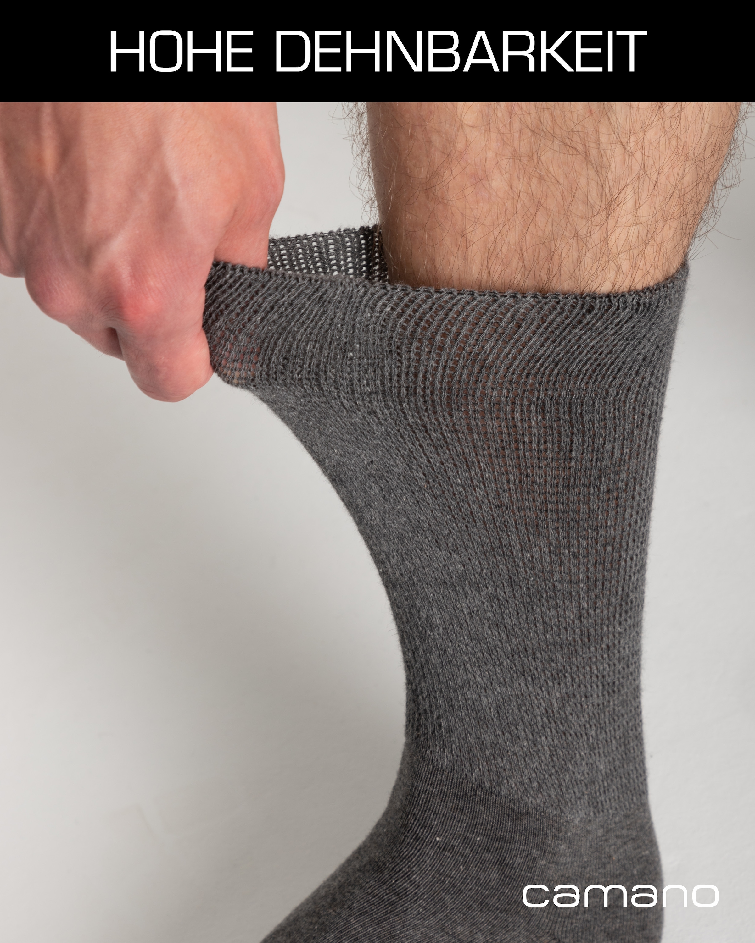 Camano Diabetikersocken »comfort« 4 Stk. tlg. mit besonders Venen-freundlichem Material