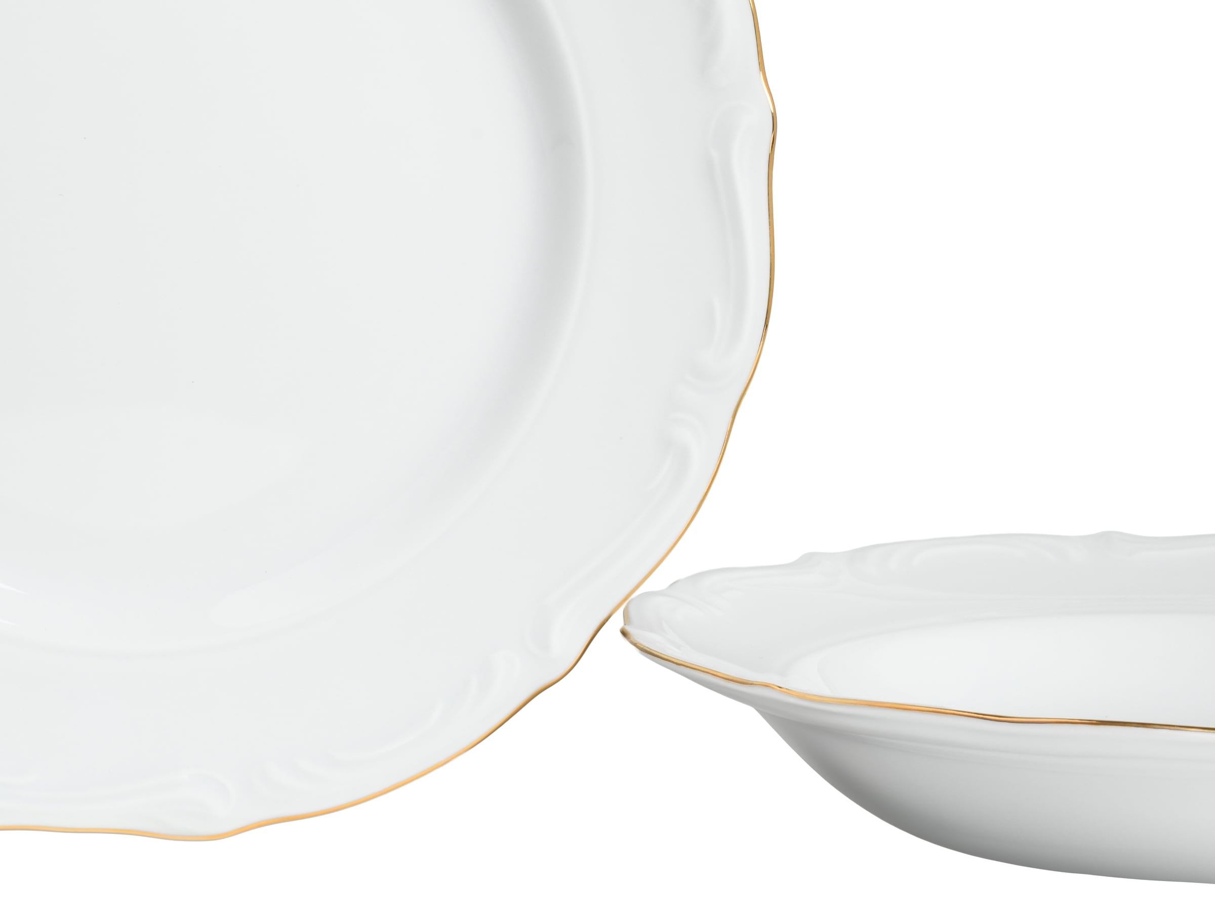 CreaTable Teller-Set »Maria Theresia, Teller Set 18-tlg« Traditionelle Porzellanform