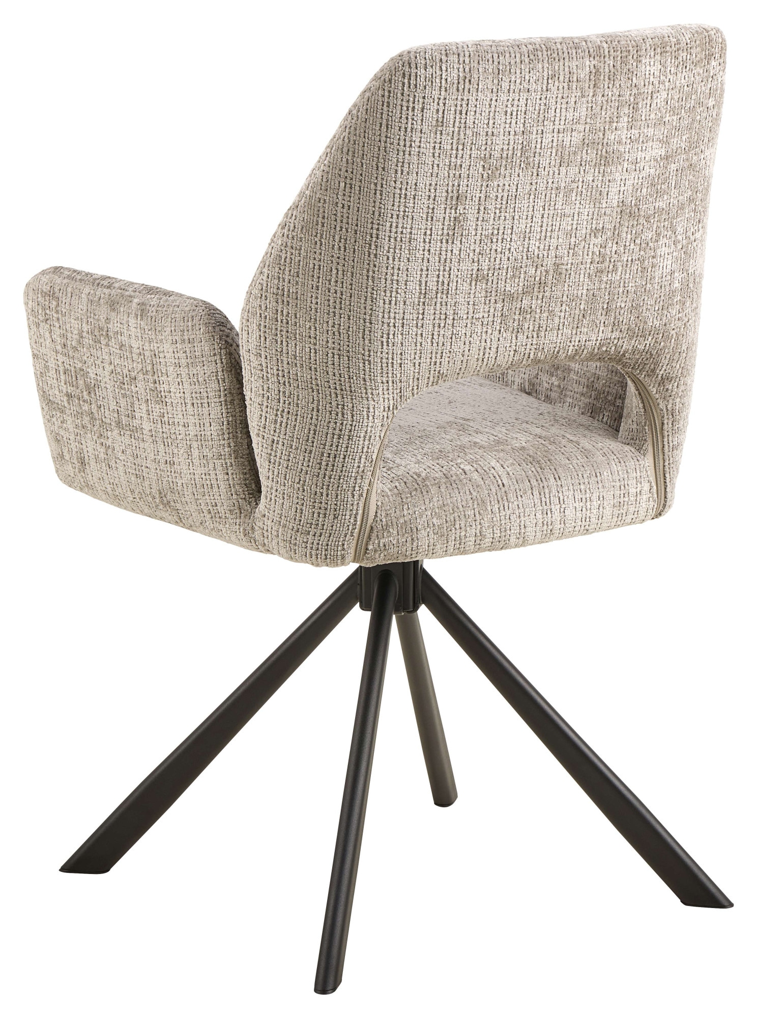 ACTONA GROUP Esszimmerstuhl »Graham, Polsterstuhl, Stuhl mit Polsterung« (Set) 2 Stk.Stoff, dekorativer Cut-Out, Drehfunktion, 4-Stern-Gestell, FSC™