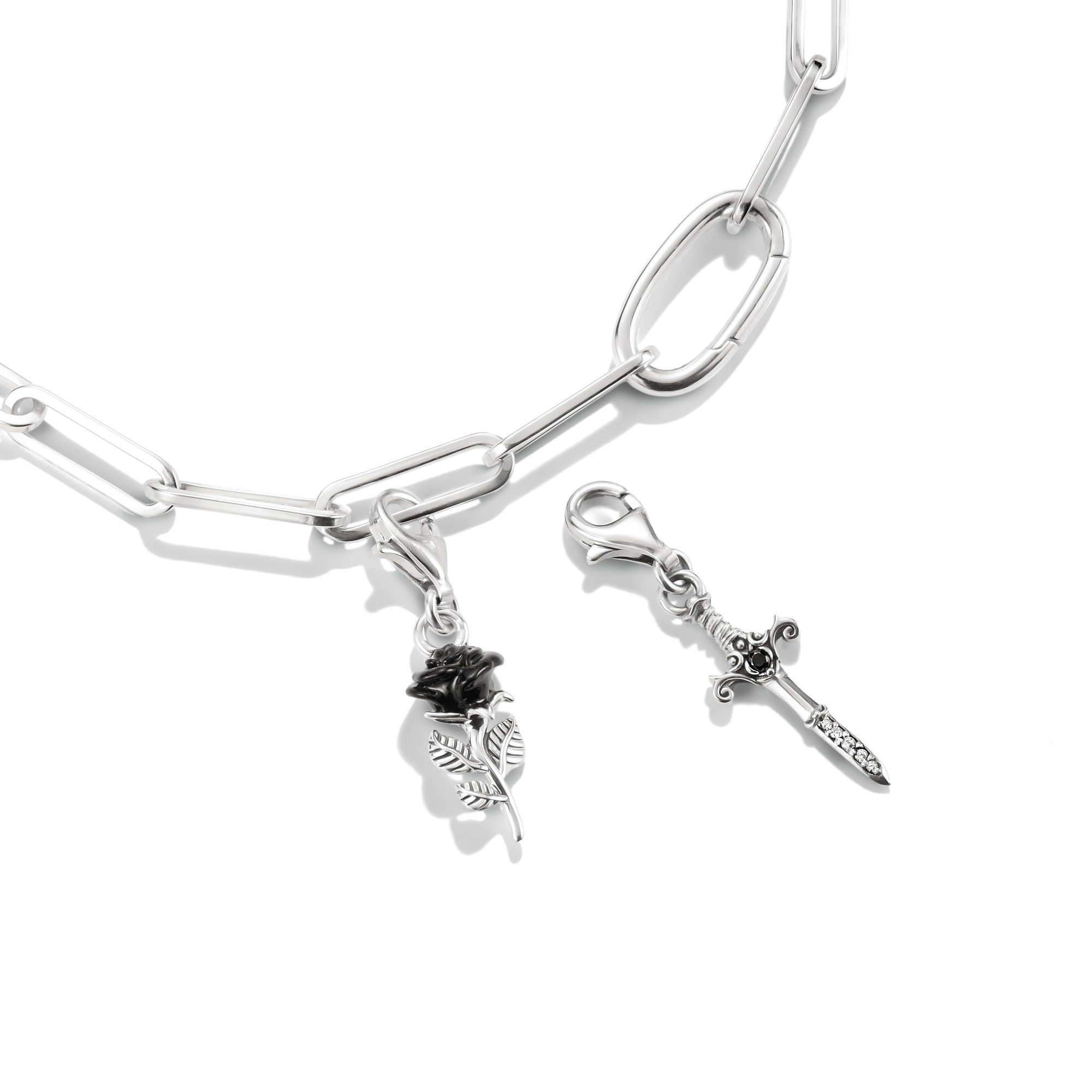THOMAS SABO Charm-Einhänger »True Romance Rose Charm - Original«