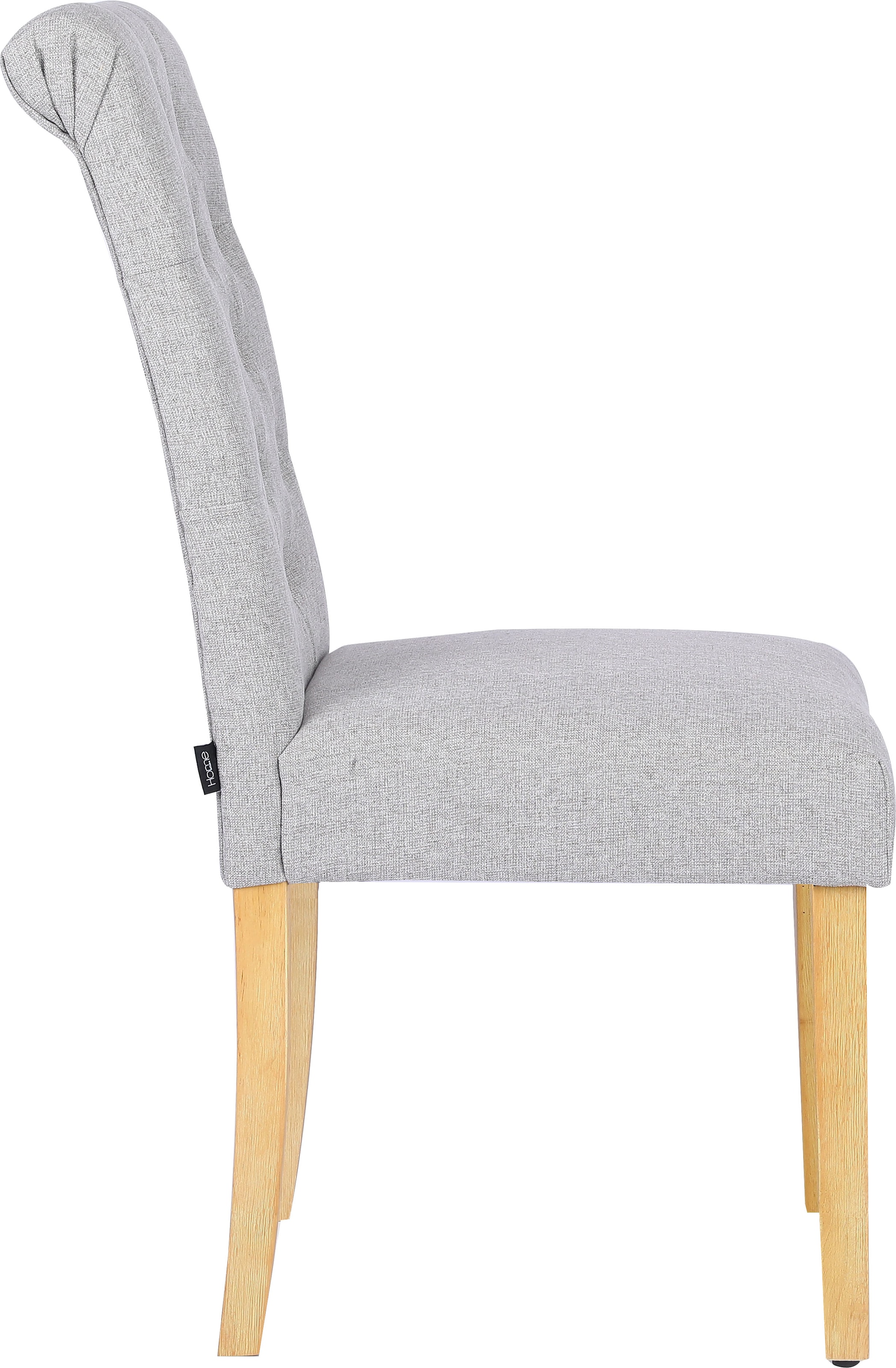Home affaire Esszimmerstuhl »Liao, TOPSELLER!, 2er-Set«, (Set), pflegeleichter Webstoff Bezug, Knopfheftung, Sitzhöhe ca. 51 cm