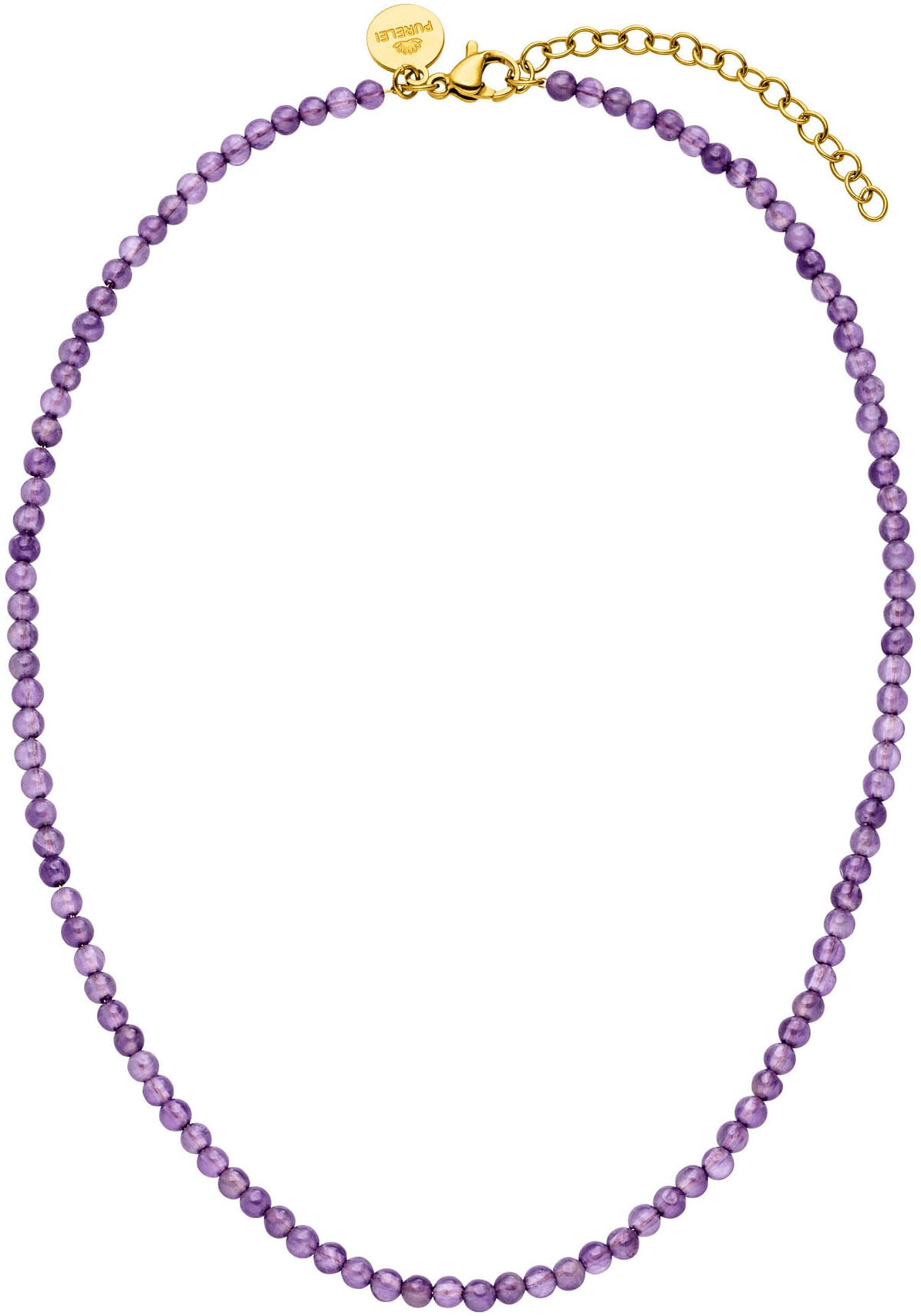 Purelei Perlenkette »Schmuck Geschenk Edelstein, 23381«, mit Amethyst oder Aventurin