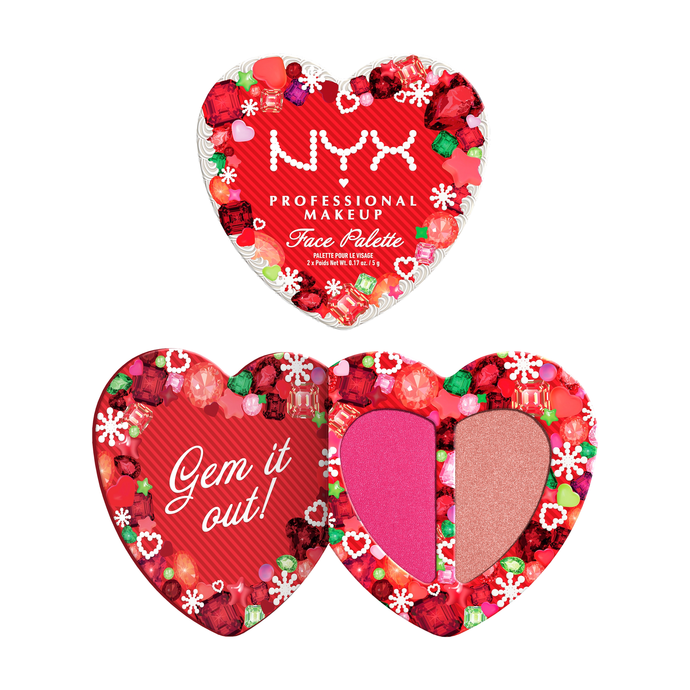 NYX PROFESSIONAL MAKEUP Contouring-Palette »FACE PALETTE«